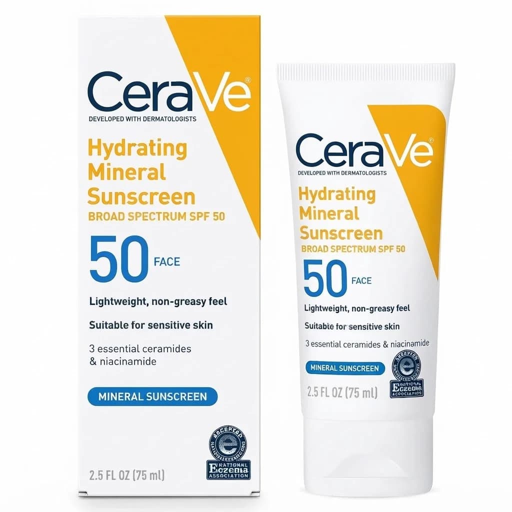 Günəşdən qoruyucu krem, Hydrating Mineral Sunscreen SPF 50, SPF 50, 75 ml