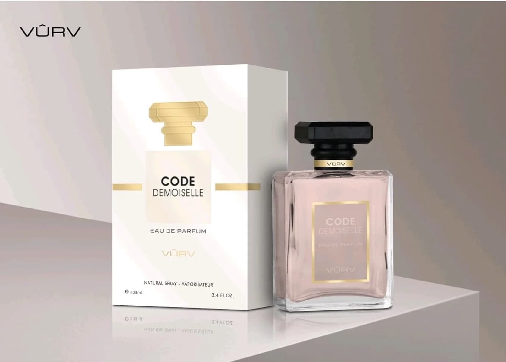 Vurv Perfumes Code Demoiselle qadınlar üçün ətir suyu 100 ml