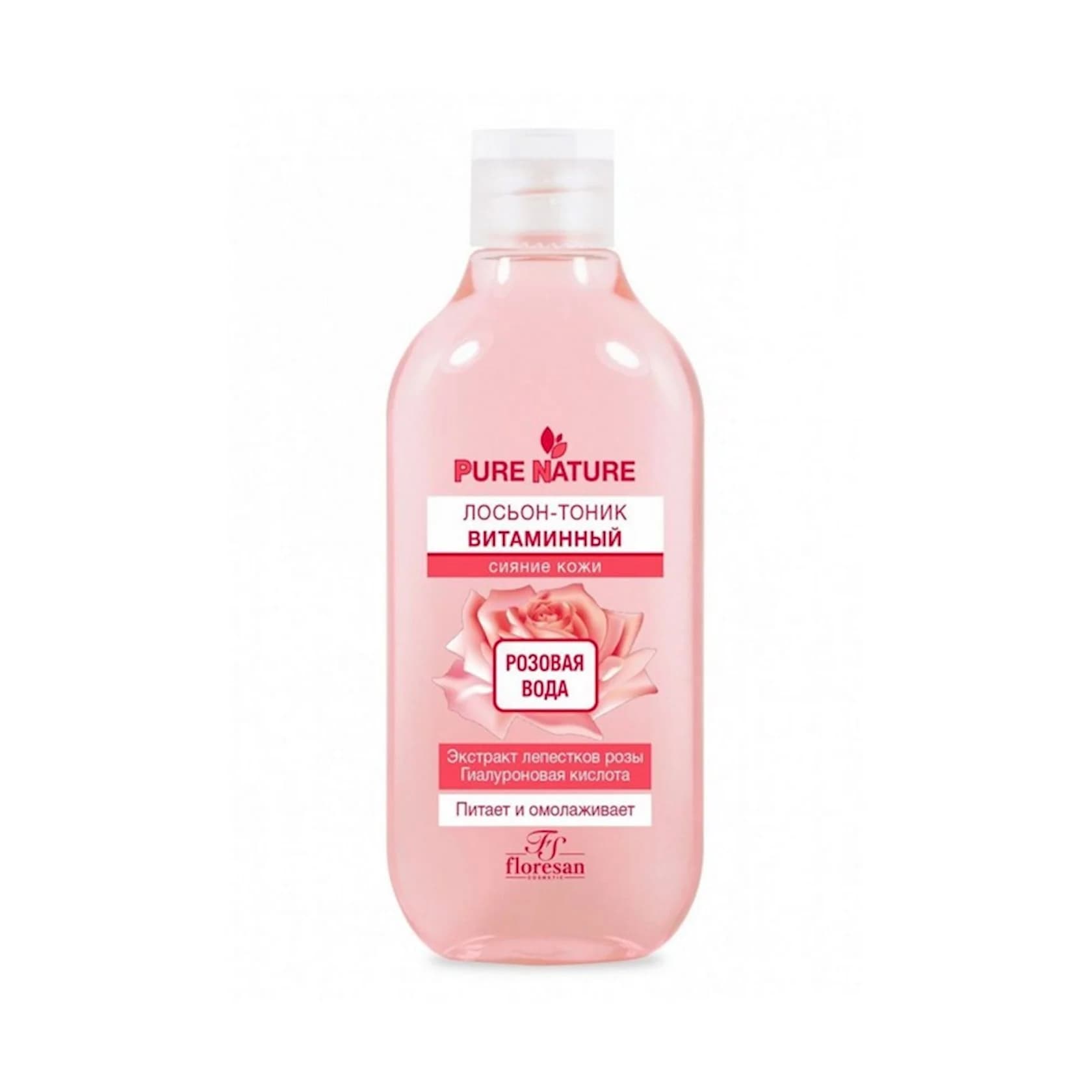 Üz üçün losyon-tonik Floresan Cosmetic Pure Nature Vitaminli 300 ml