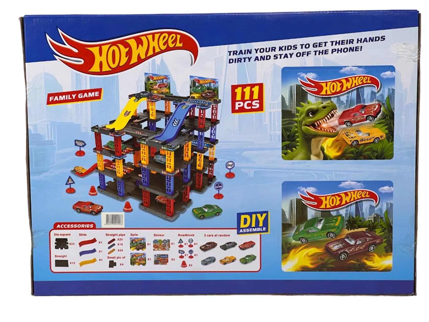 Oyun dəsti T876-6 Hot Wheels Racing Car, 111 hissə — şəkil 2