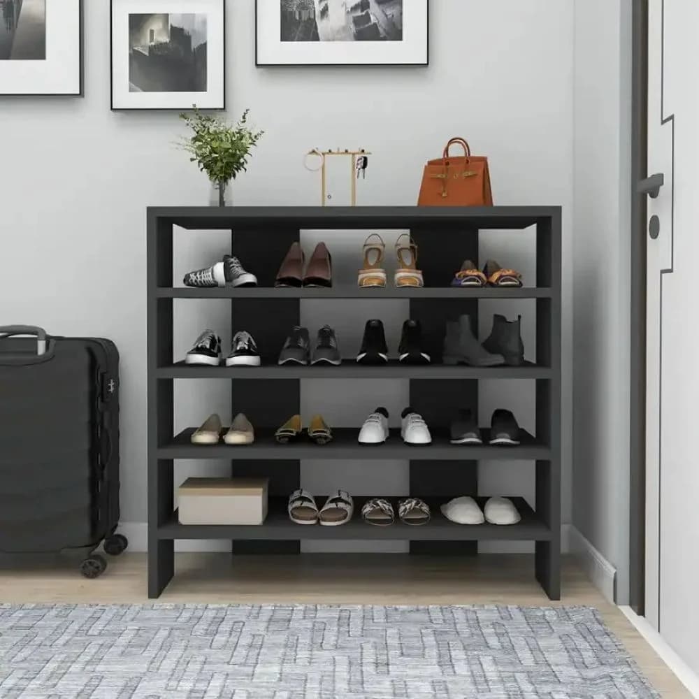 Ayaqqabı üçün dolab SO032, laminat, 72x75.6x29.6 sm, antrasit — image 3