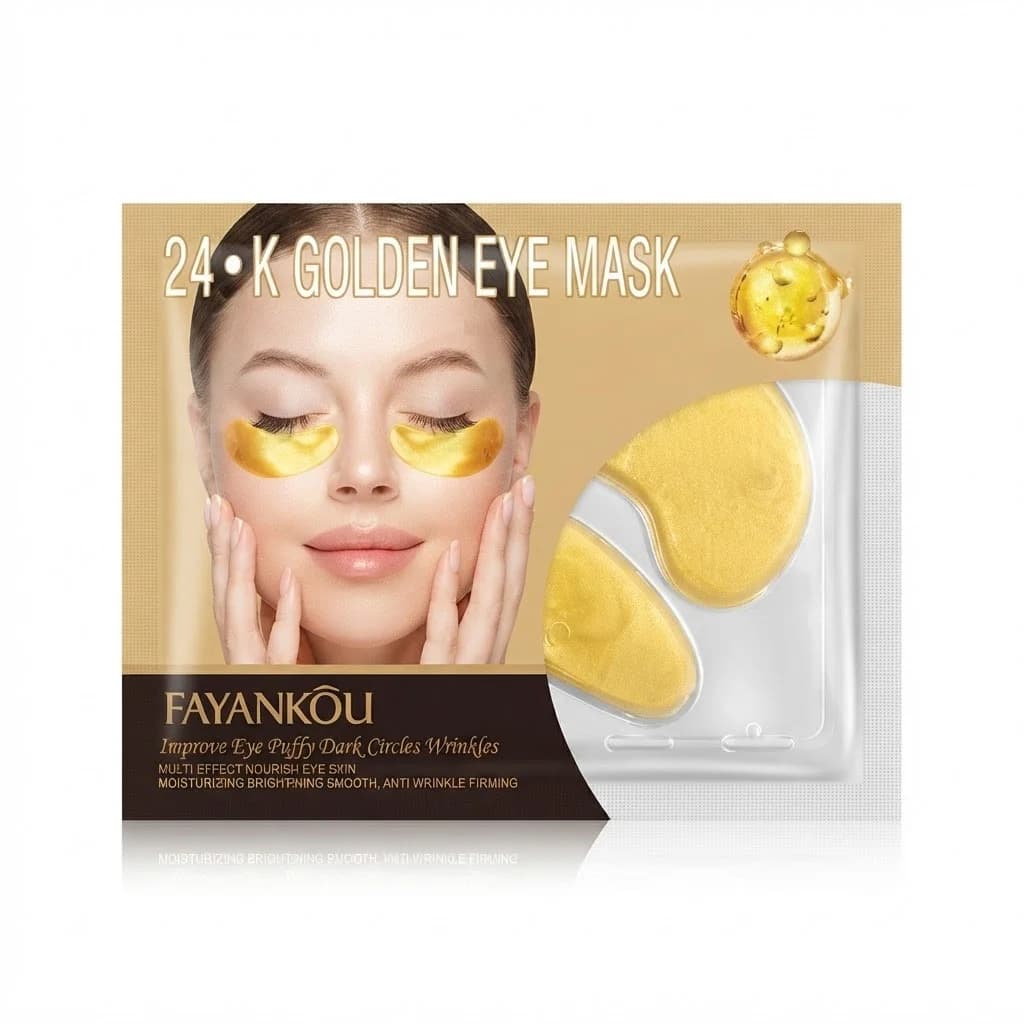 Göz ətrafı nahiyəsi üçün hidrogel patçlar Fayankou 24K Golden Eye Mask