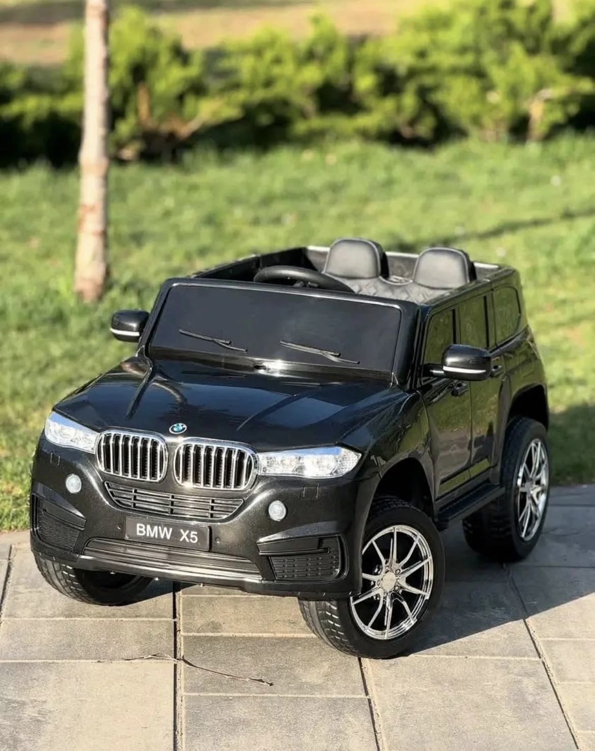 Uşaq elektrik avtomobil BMW X6, qara, 10 yaşa qədər — şəkil 2