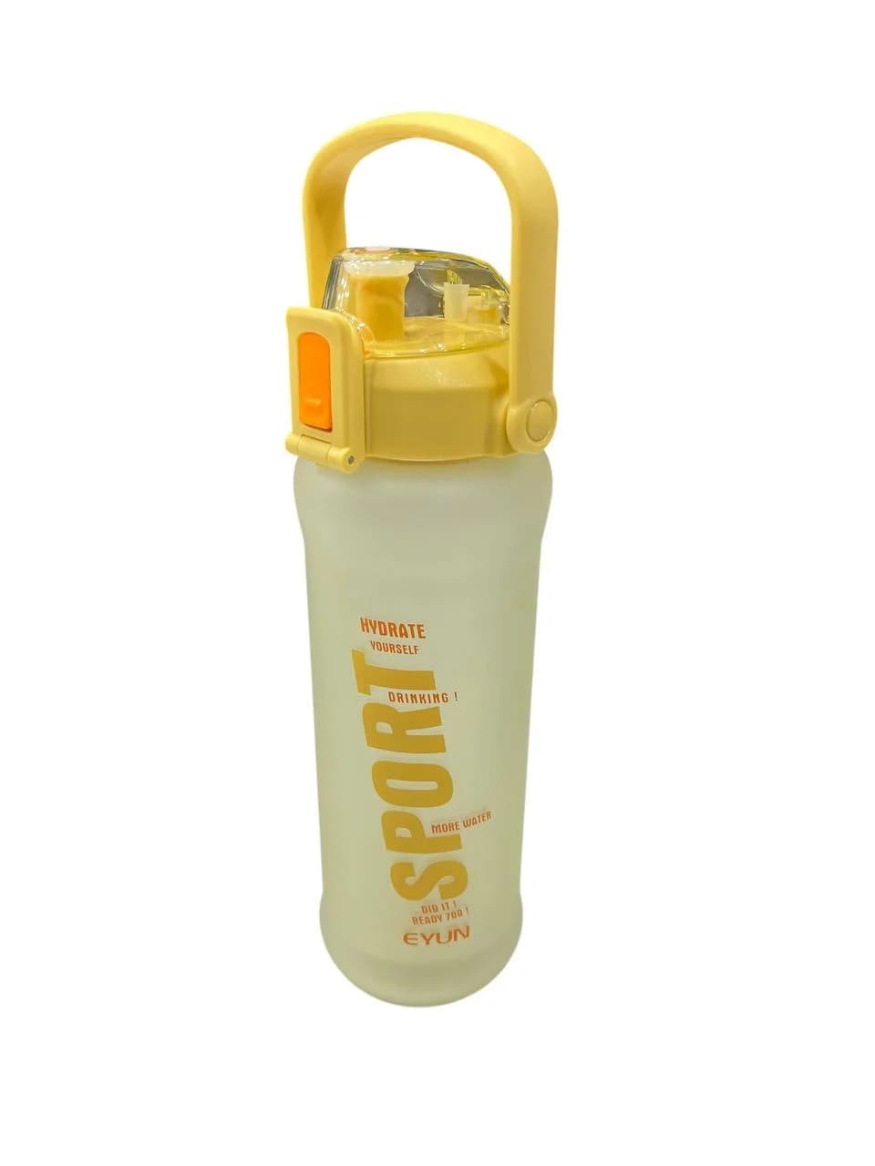 İdman su qabı Eyun, sarı, 1000 ml