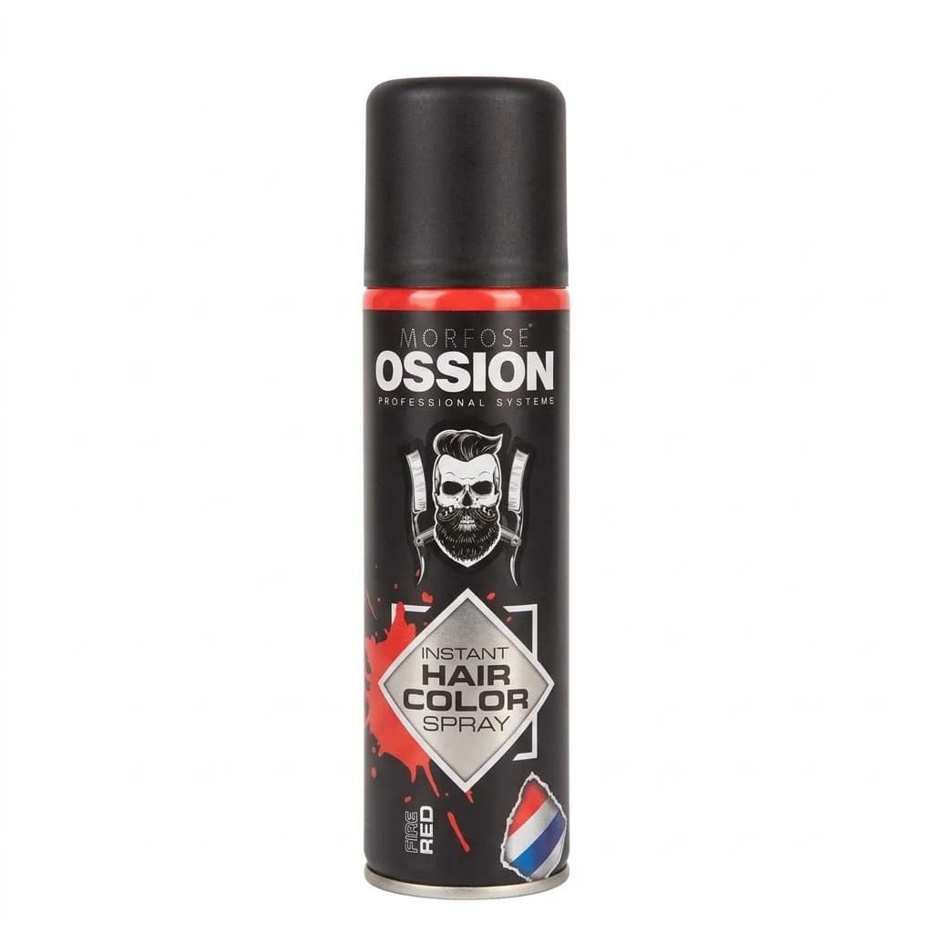Saç üçün müvəqqəti tonlaşdırıcı sprey Morfose Ossion Instant Hair Color - Fire Red, 150 ml