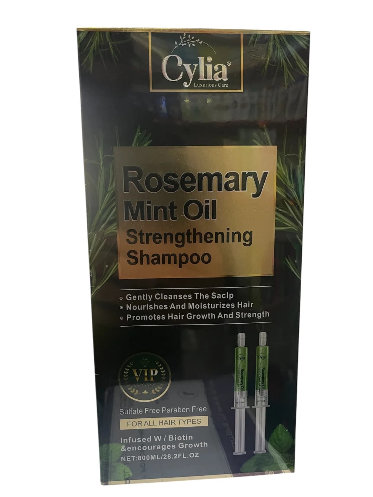 Saçlar üçün şampun Cylia Rosemary, 800 ml