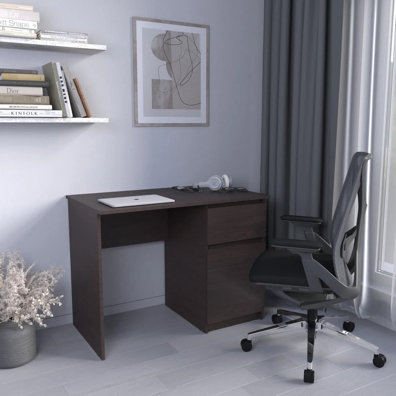 Yazı masası YM92, venge, laminat, 120х75х60 sm