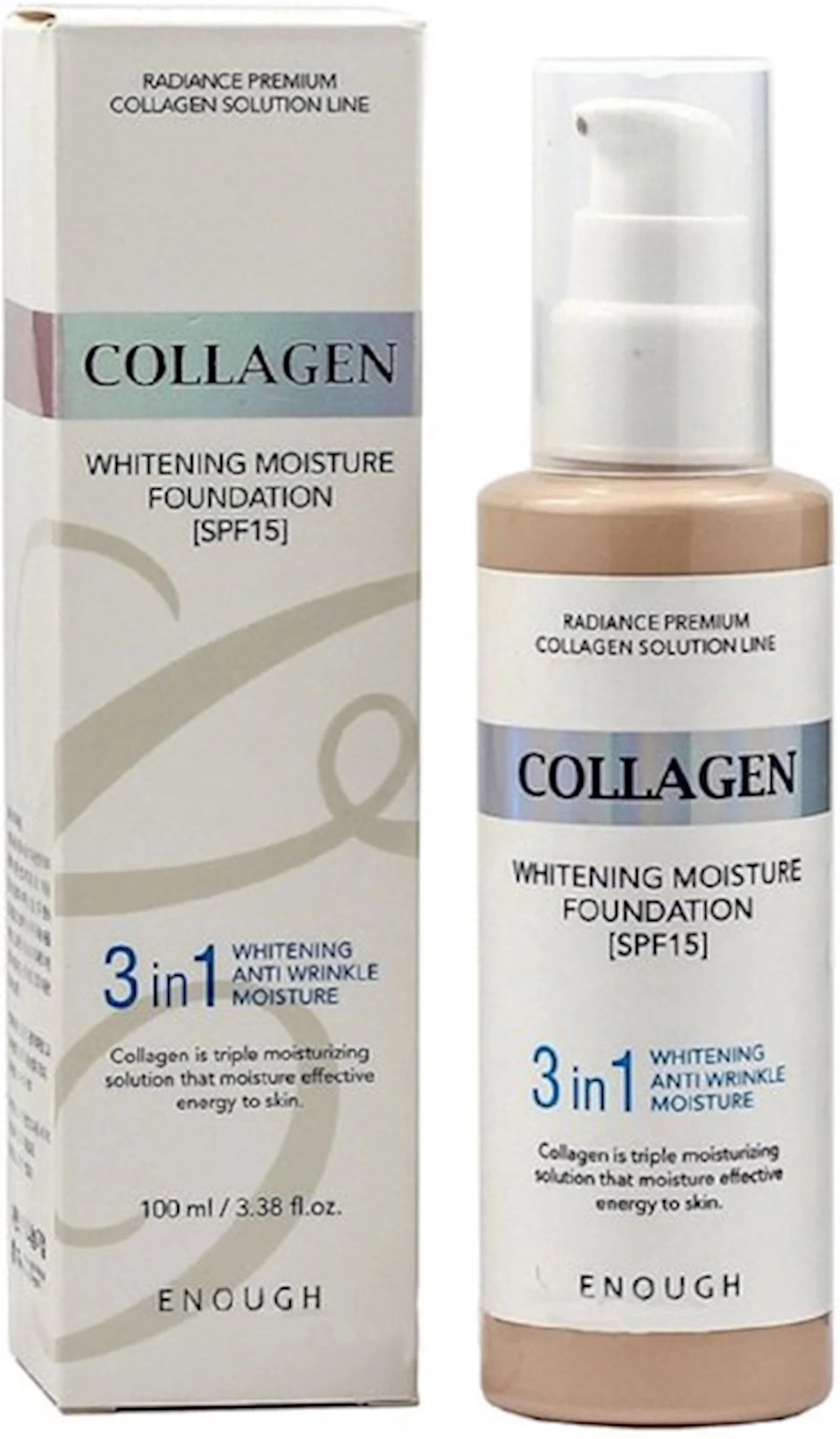 Tonal krem Enough Collagen Whitening Moisture Foundation 3 in 1 13 SPF15, 100 ml