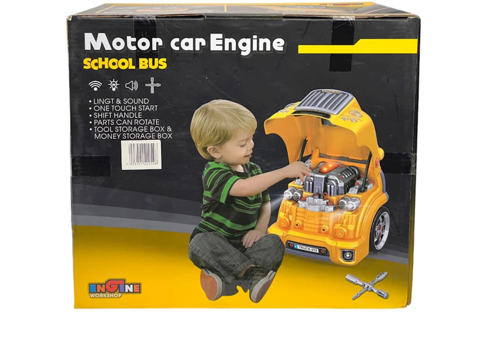 Oyuncaq alətlər dəsti D001-1 Motor Car Engine, 3+ yaş — изображение 4