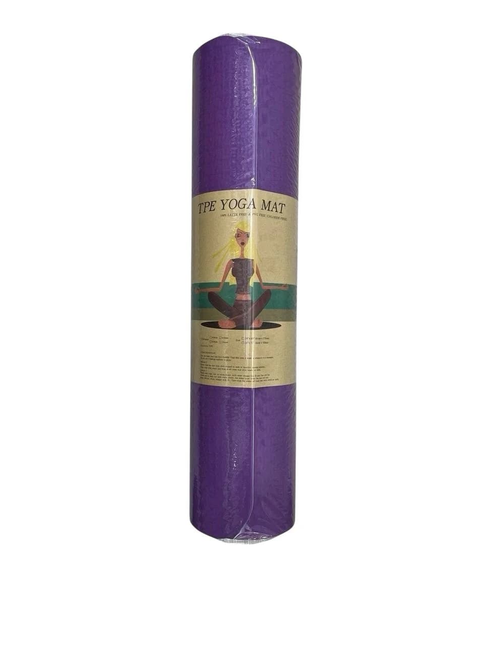 Yoqa üçün mat EVA, bənövşəyi, 61x183 sm — изображение 2