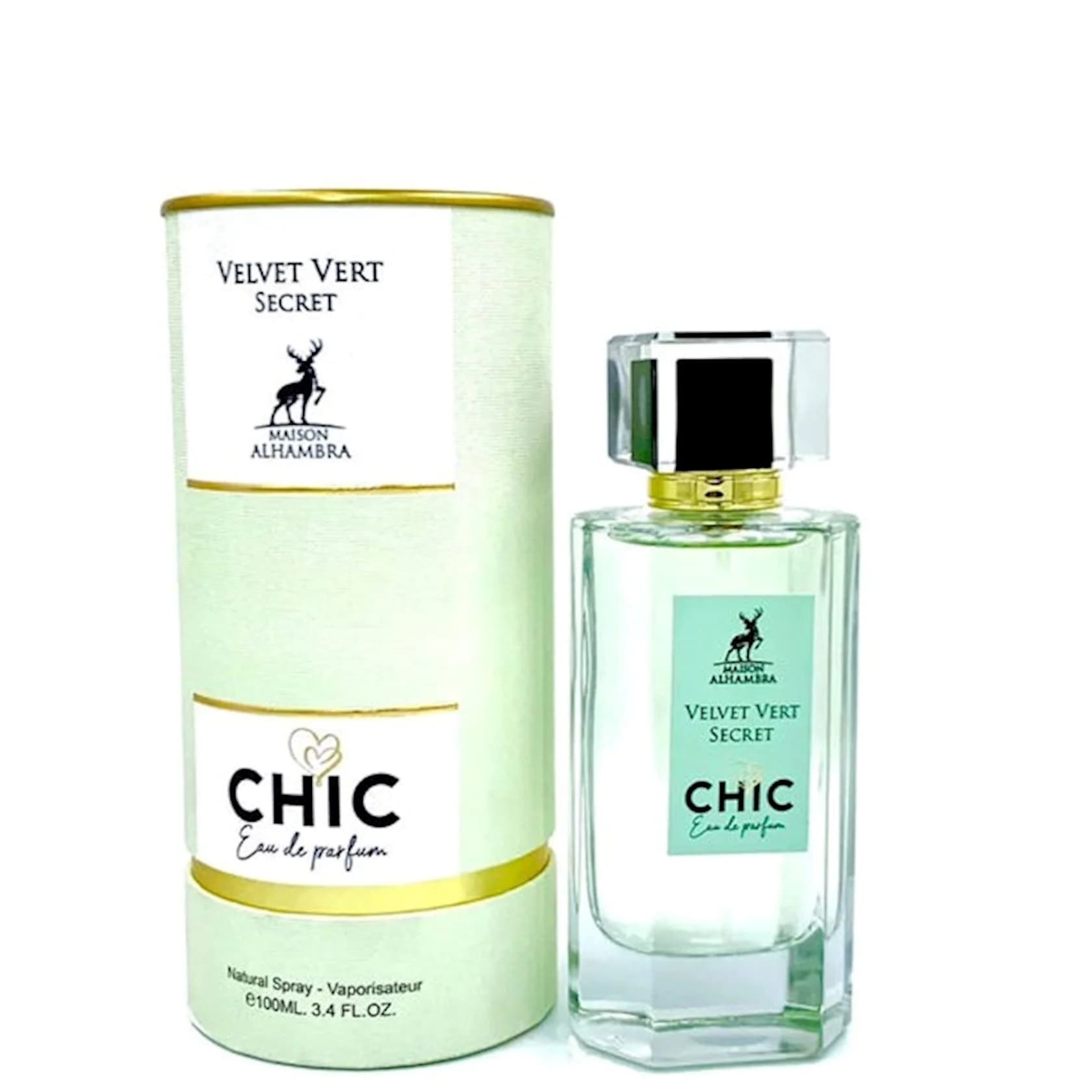Alhambra Chic Velvet Vert Secret hər kəs üçün ətir suyu 100 ml