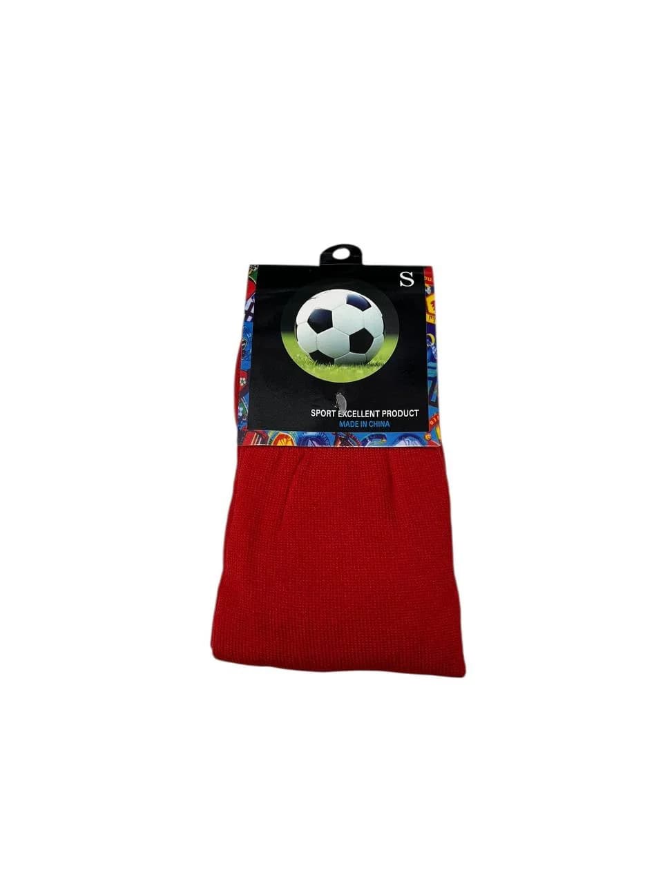 Uşaqlar üçün futbol corabı, poliester, qırmızı