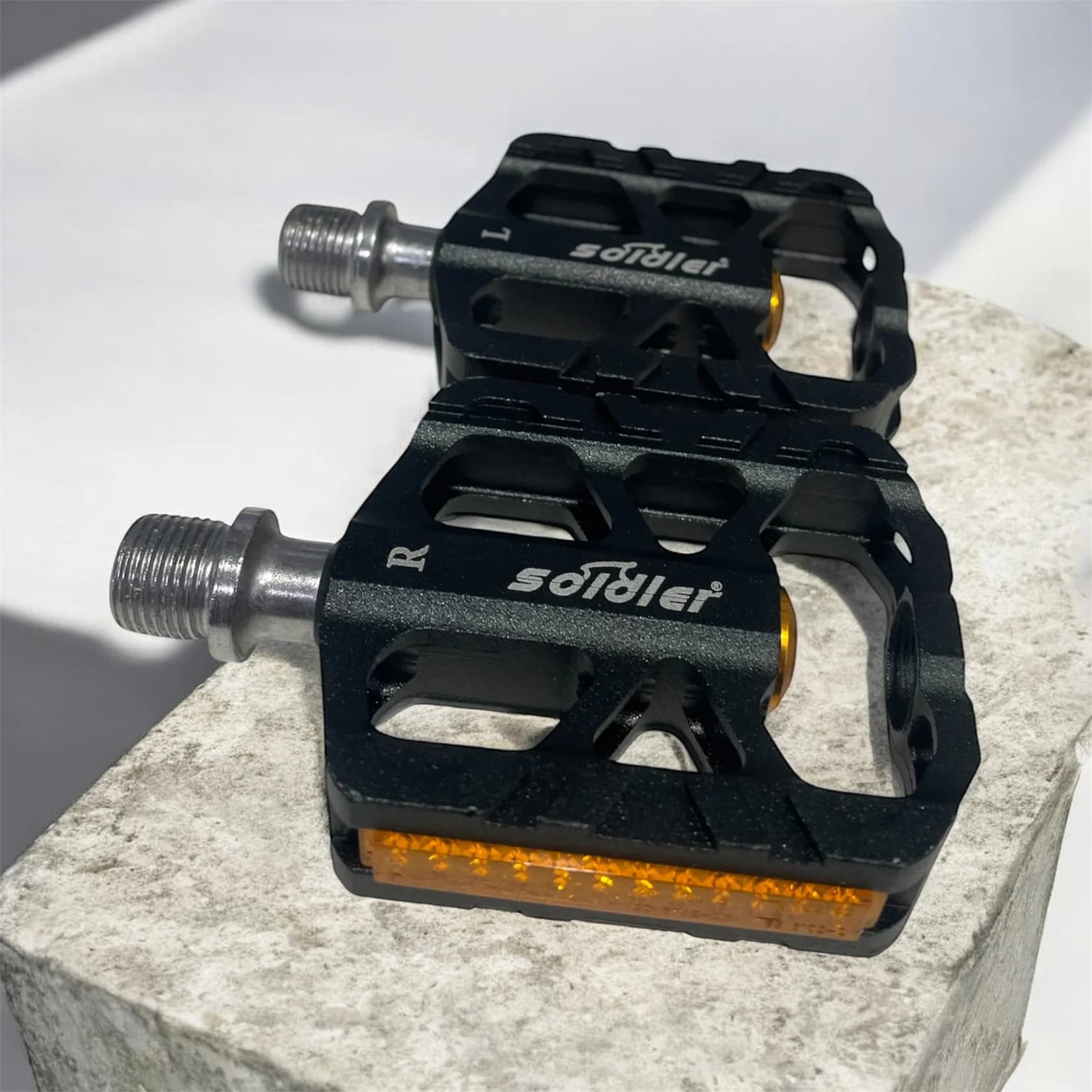 Pedallar Soldier 6052, alüminium ərintisi, qara — изображение 2