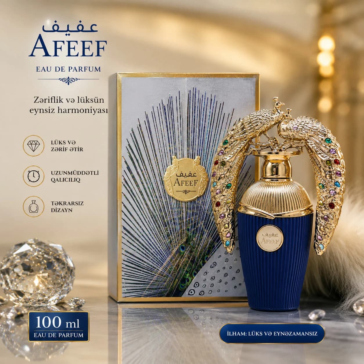 Afeef kişilər üçün ətir, 100 ml