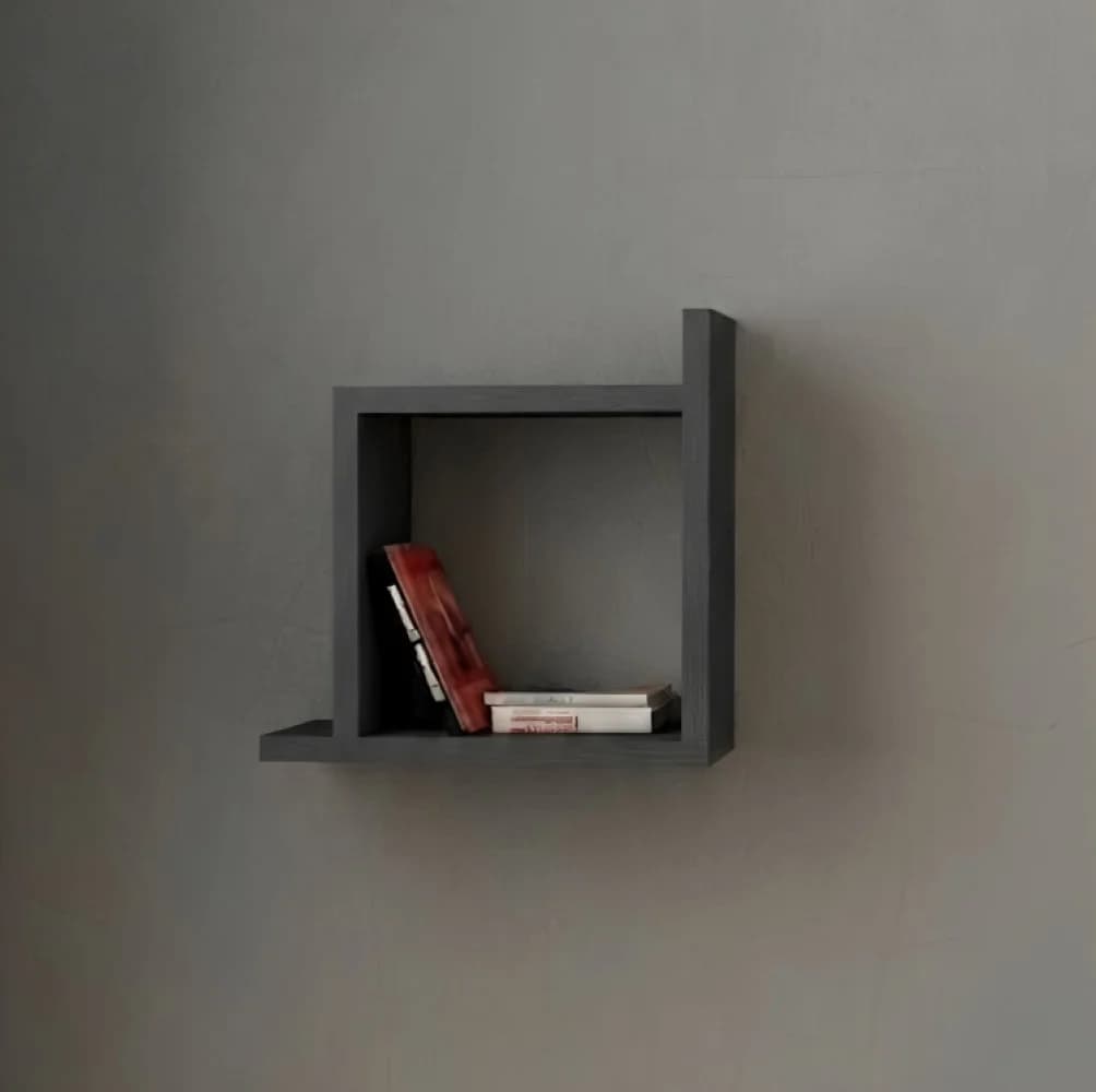 Rəf 69531403, laminat, antrasit, 30x30x25 sm