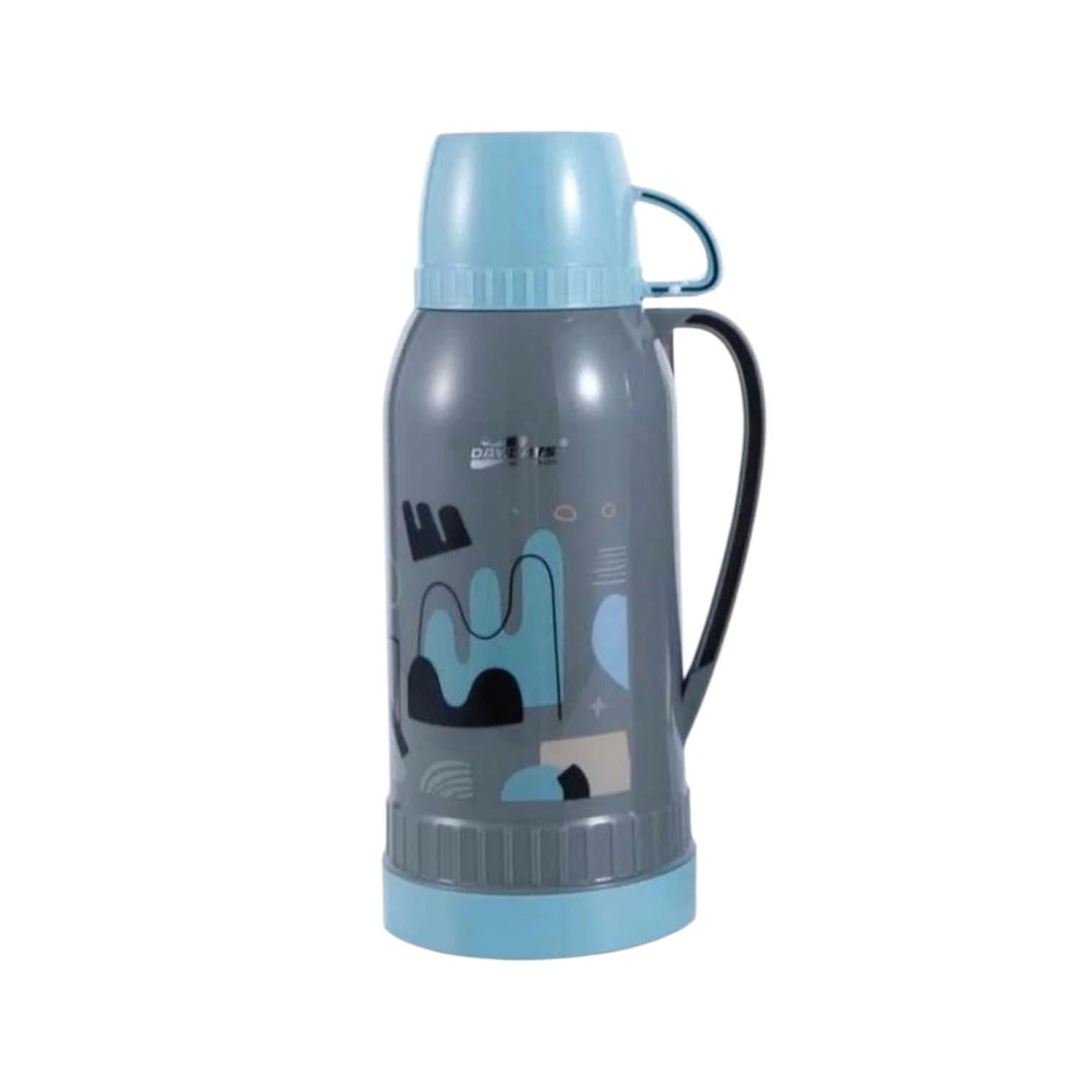 Termos Daydays GR-35, 1 l, boz/mavi