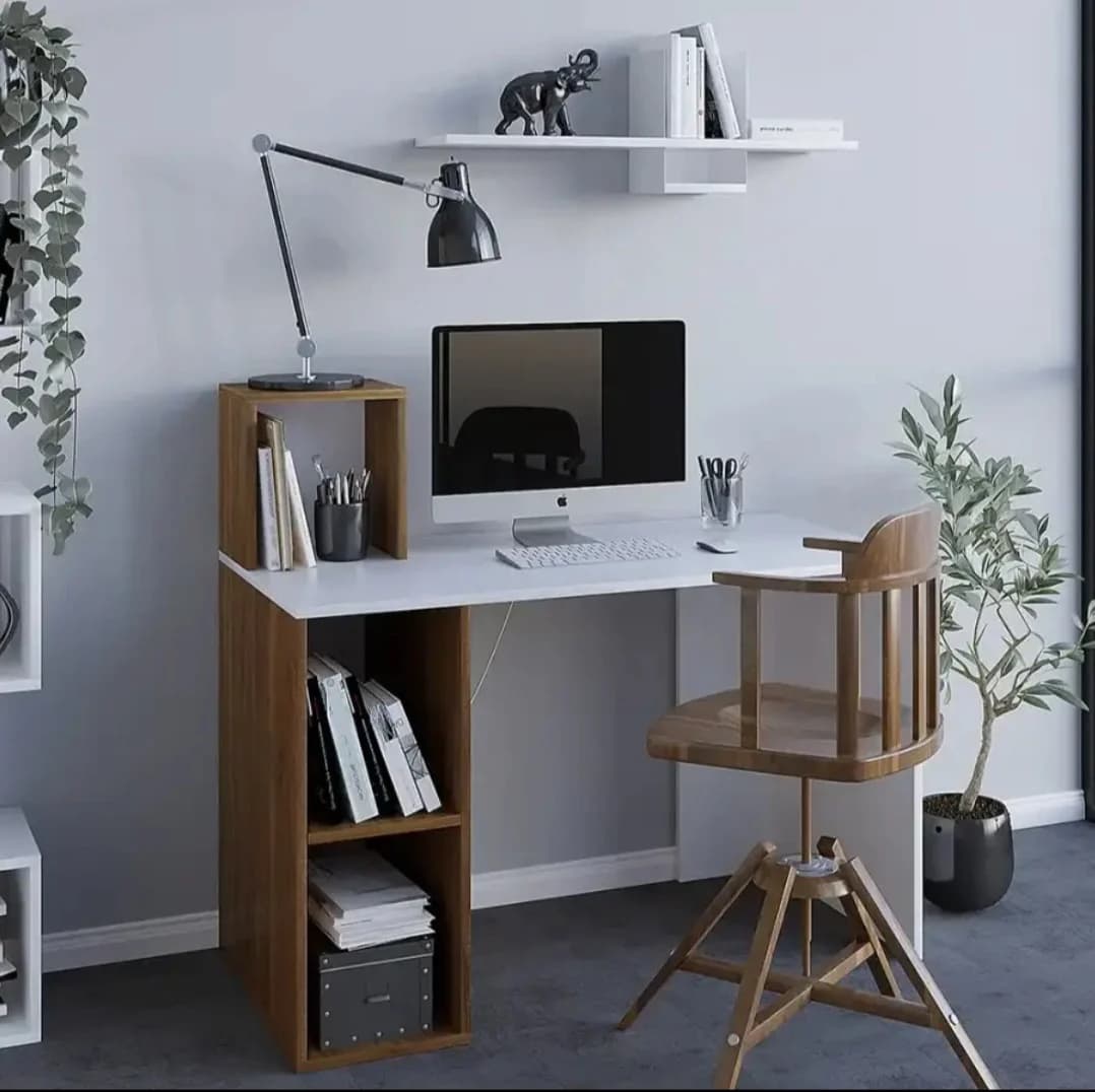 Yazı masası SO93, laminat, 120x60x107 sm, ağ/Votan — изображение 2