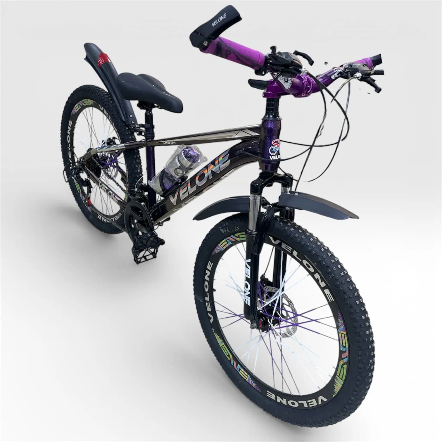 Dağ velosipedi, qara, 24"