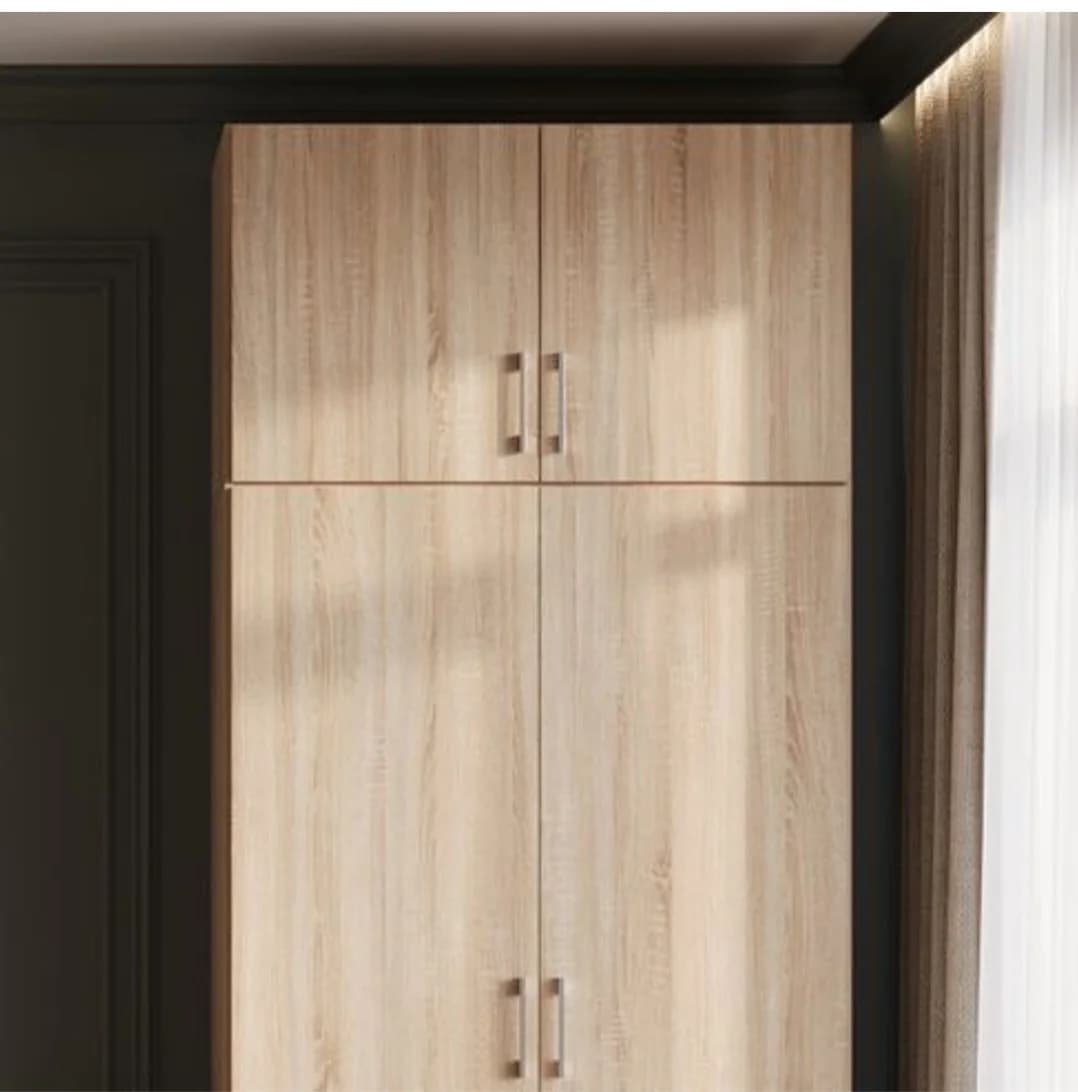 Şkaf SO59, 210x50x60 sm, laminat, bej — image 3