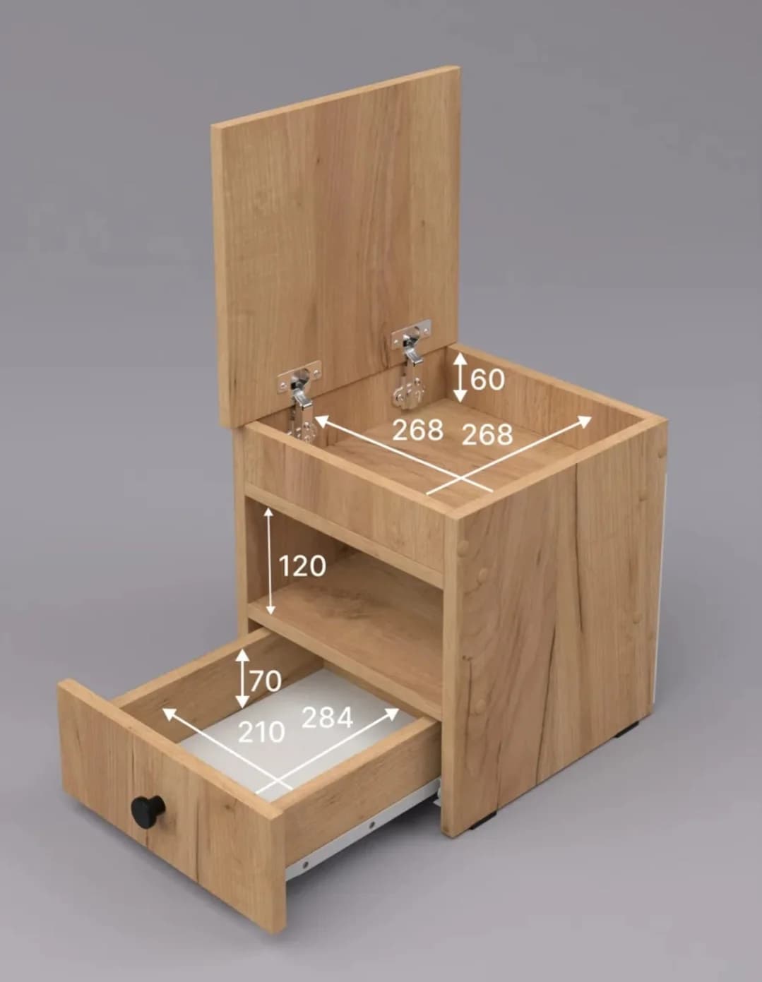 Tumba SO006, laminat, 35x30x32 sm — image 3