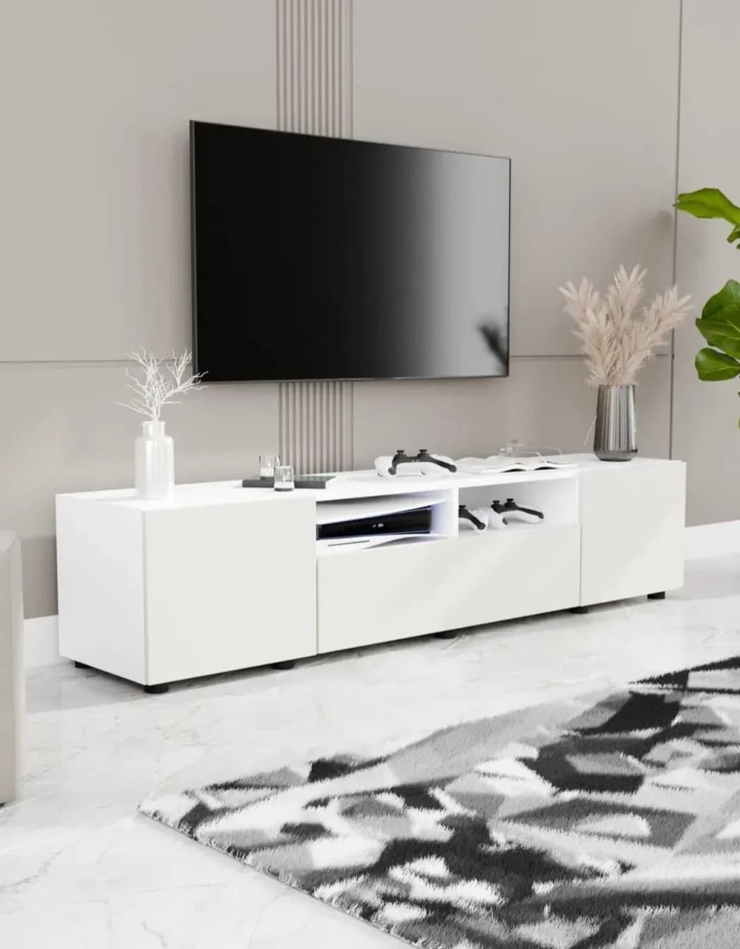 TV üçün tumba SO110, laminat, 36.3x180x37.8 sm