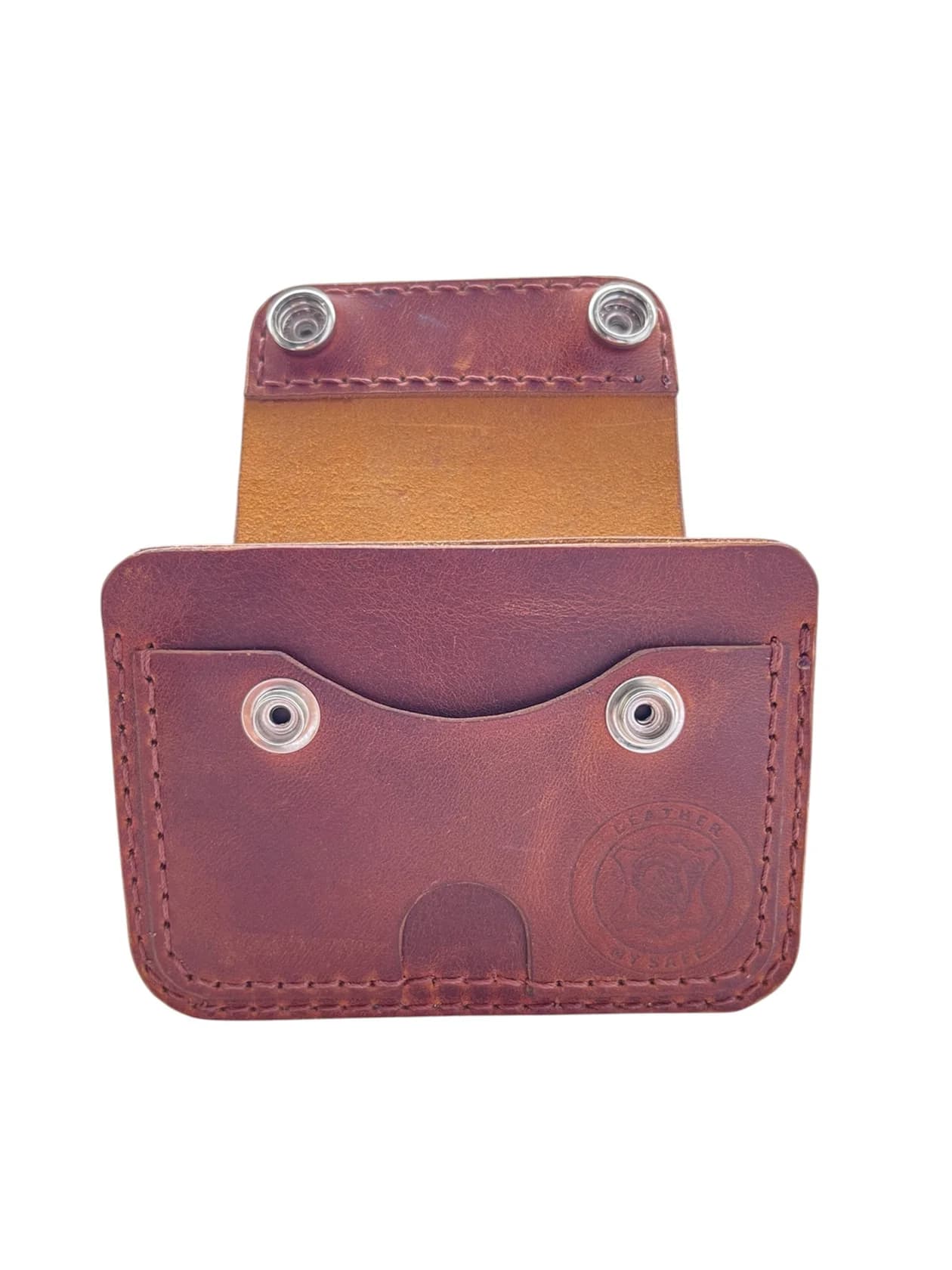 Vizit kart qabı 2309196, qəhvəyi, dəri, 10x8 sm — şəkil 5