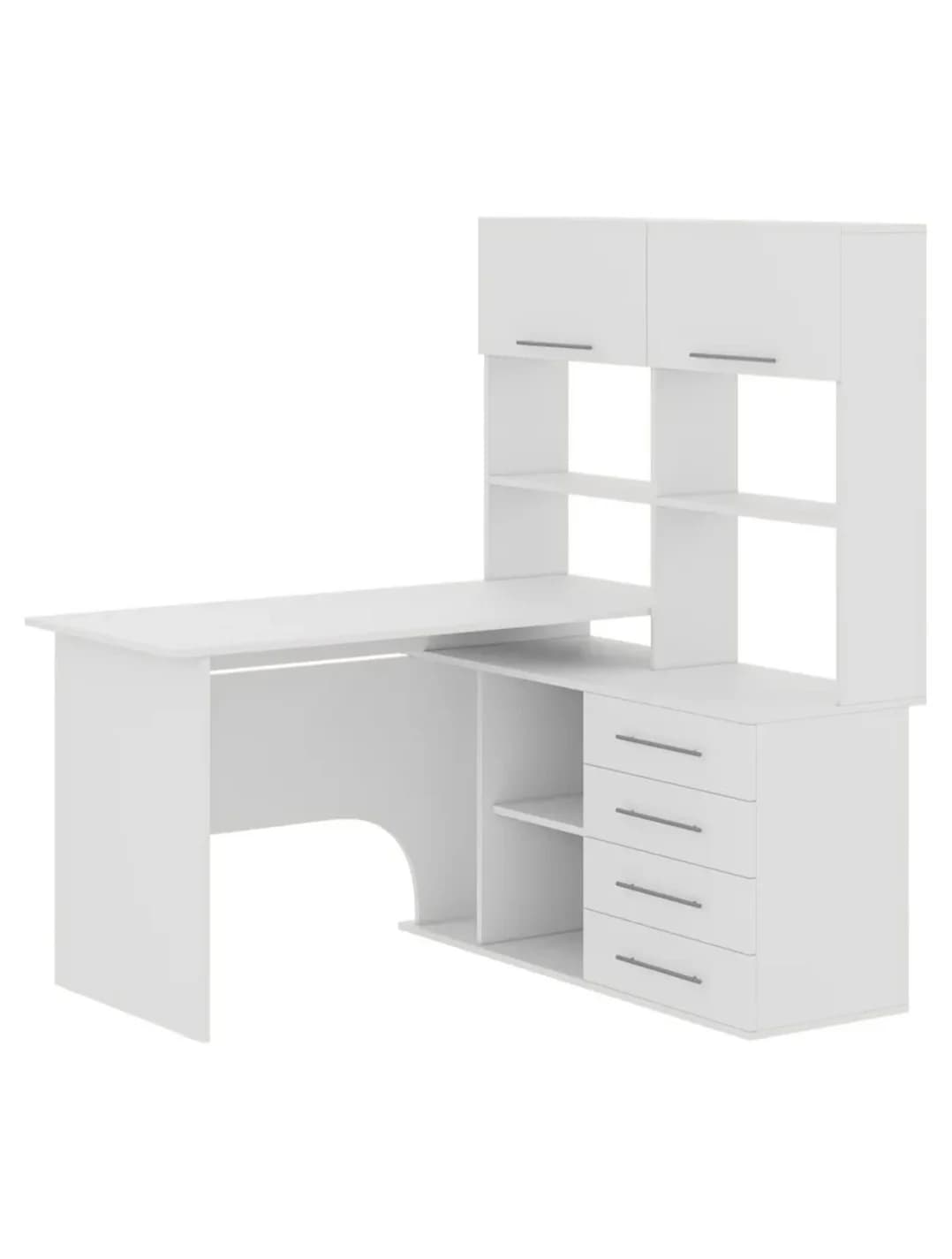 Yazı masası SO021, ağ, laminat, 60х155х135/120 sm — изображение 3