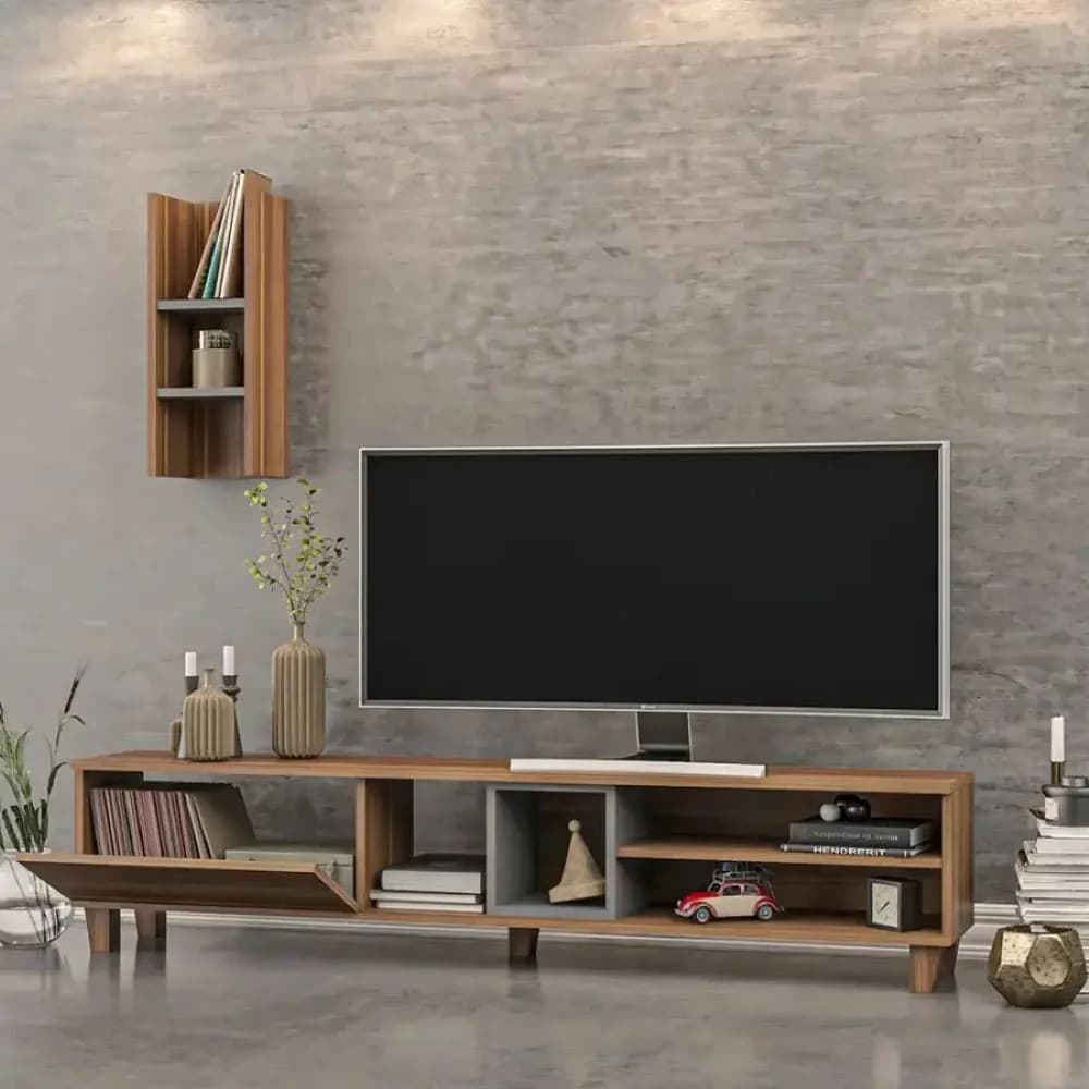 TV üçün tumba SO031, laminat, votan, 38х180х30 sm — изображение 2