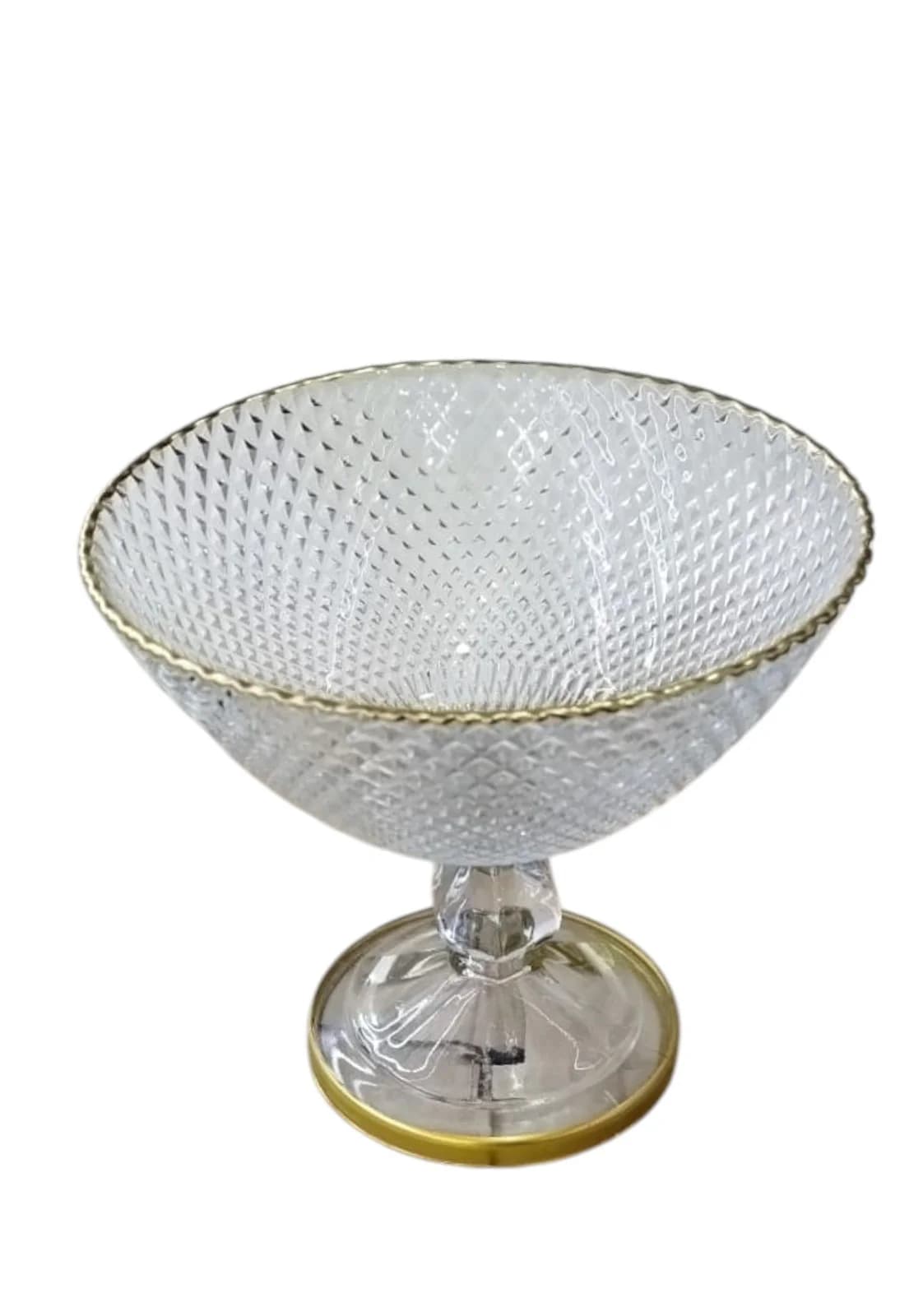 Desert qabı model-2, şəffaf qızılı - Gstore 15