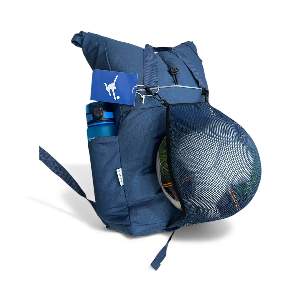 İdman bel çantası Panini, poliester, 14 l, mavi
