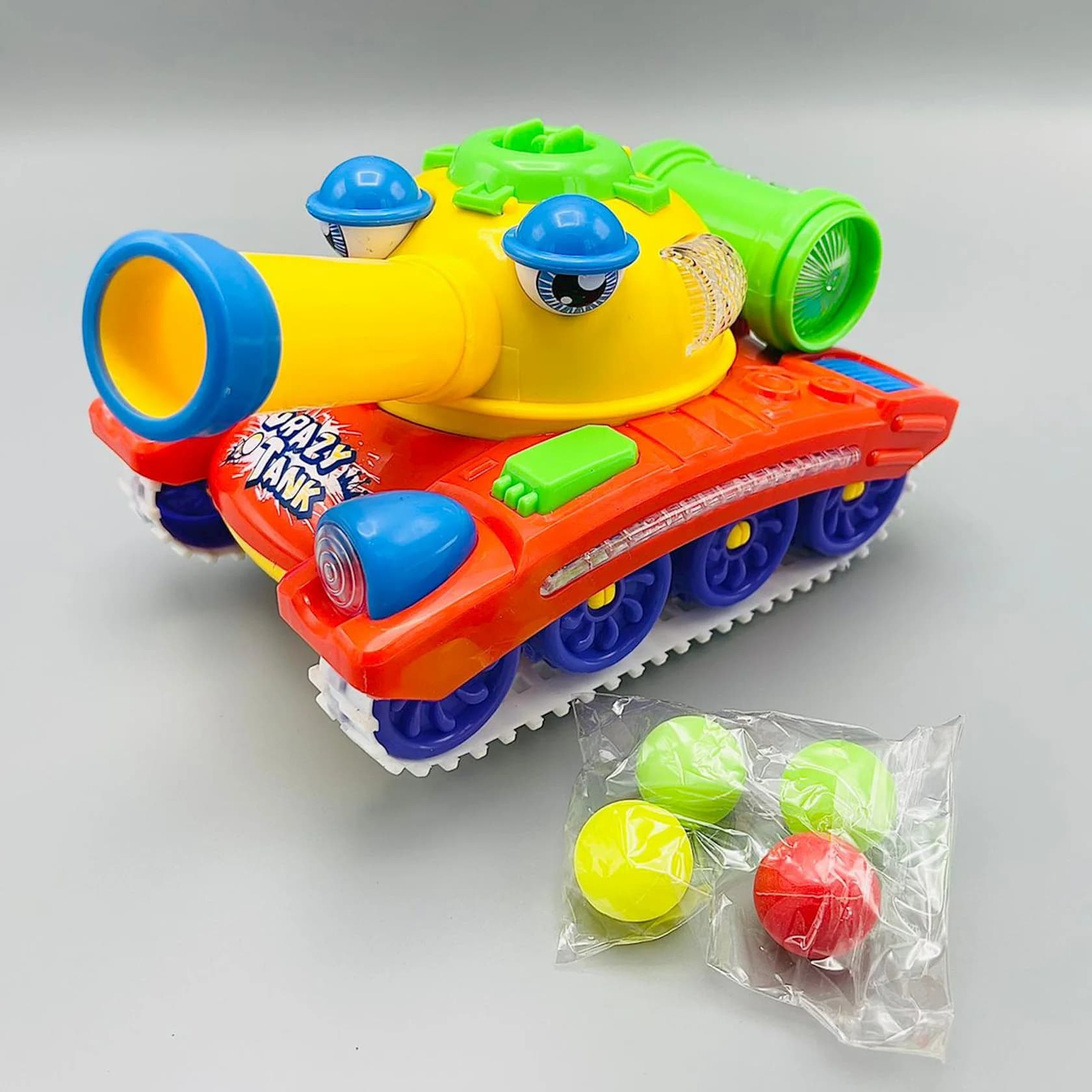 Interaktiv oyuncaq Tank Grazy 7105, 18х12х14 sm, plastik