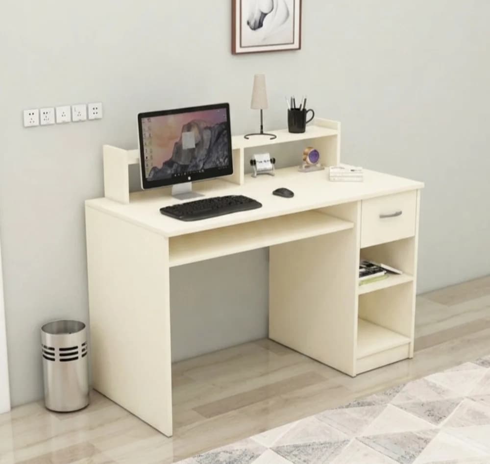 Yazı masası MB 11, bej, laminat, 110x75x50 sm.