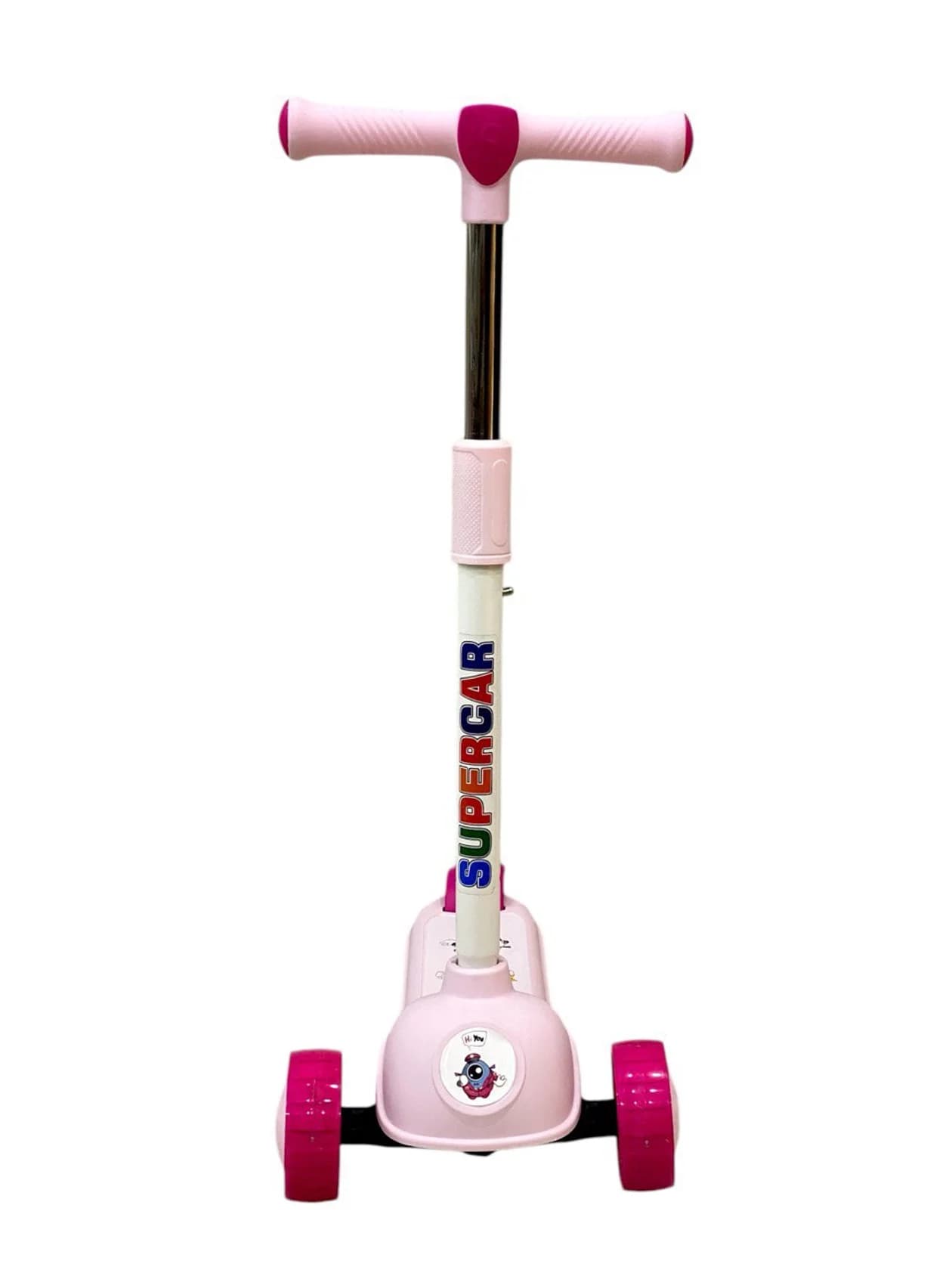 Uşaqlar üçün samokat Supercar 208_pink, çəhrayı — şəkil 2