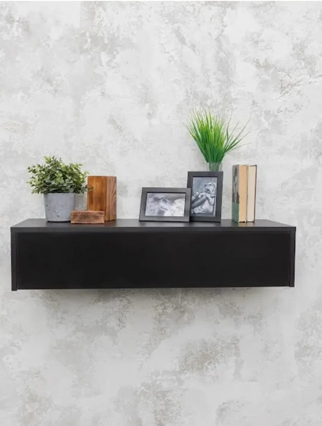 Konsol SO20, laminat, boz, 90x30x20 sm — изображение 2