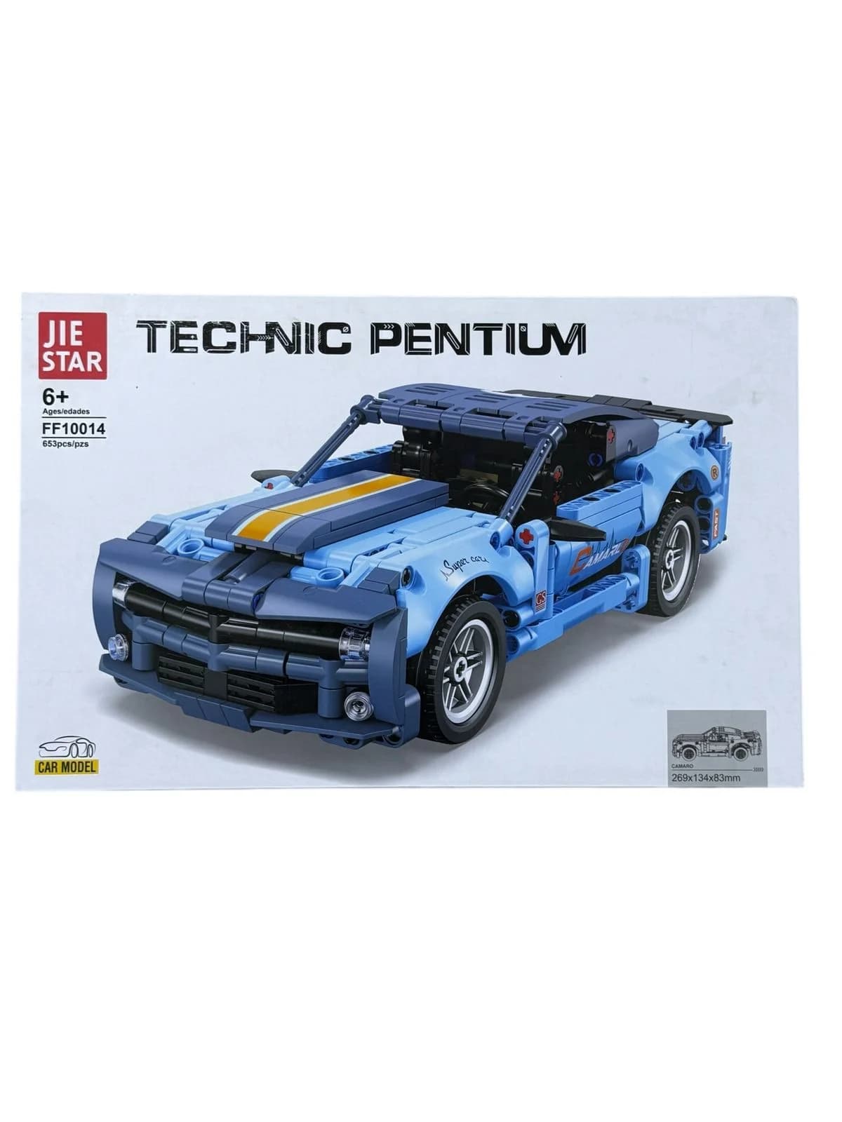 Konstruktor JIE STAR Technıc Pentıum FF10014, 653 hissə
