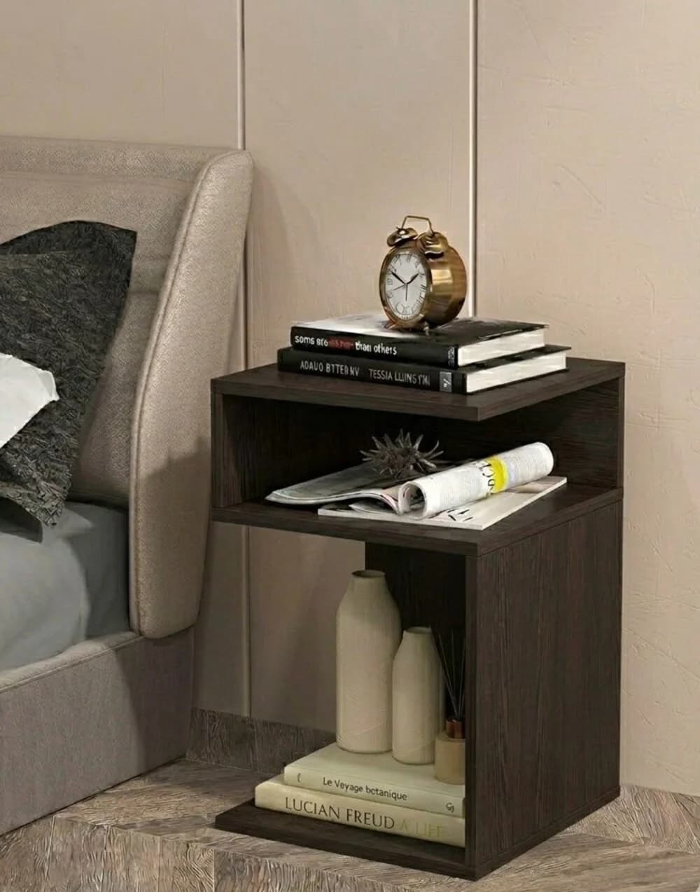 Çarpayıyanı tumba MB 2, Laminat, Venge, 60x30x30 sm