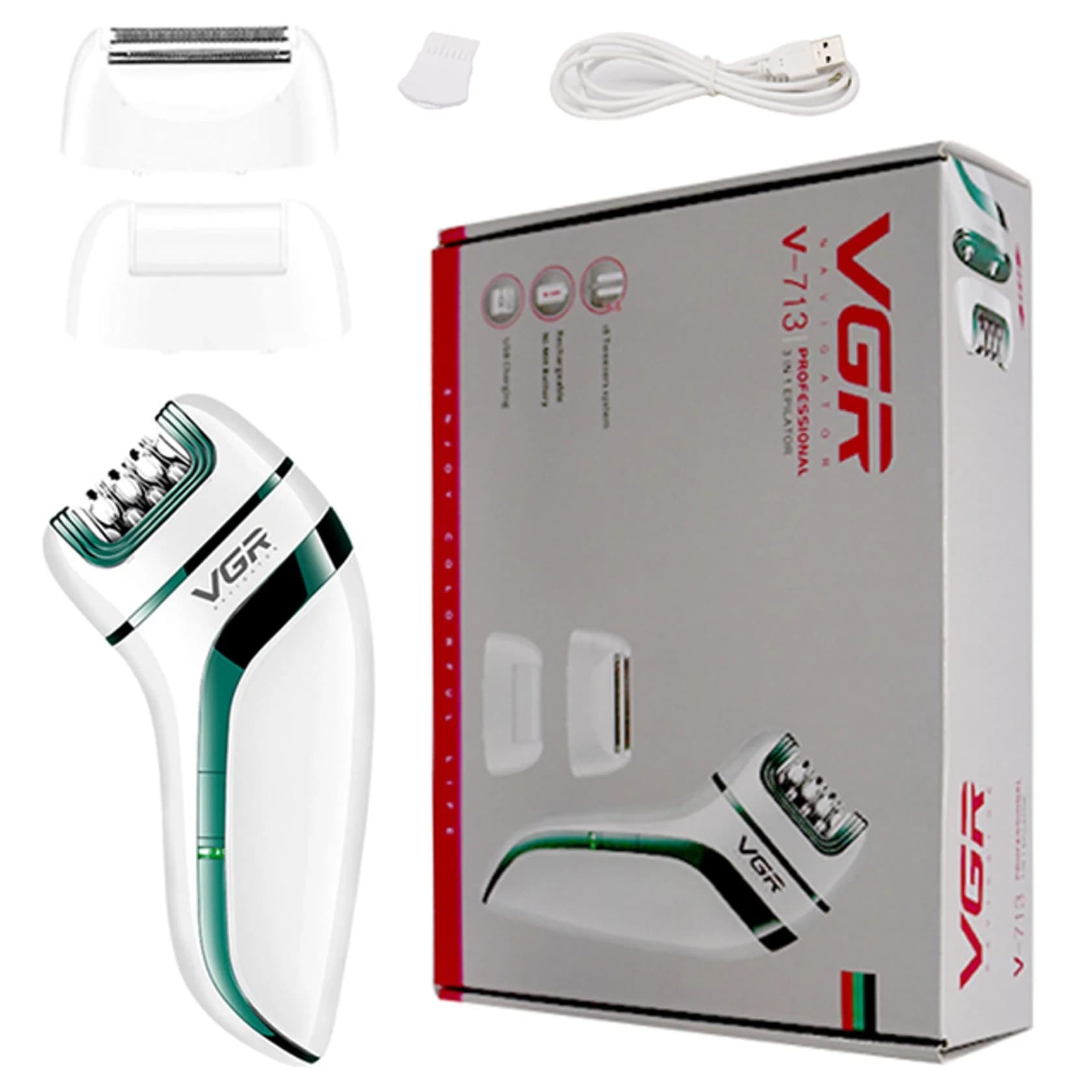 Epilyator VGR V-713 White