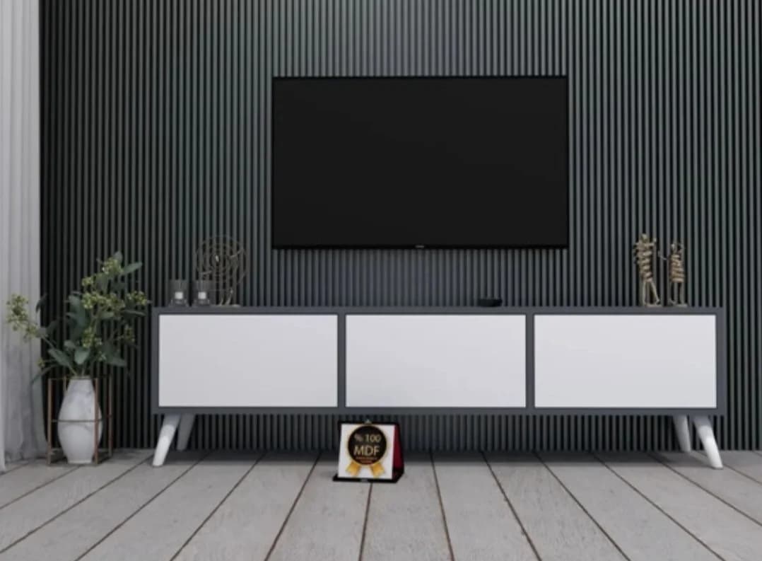 TV üçün tumba SO104, laminat, 30x140x40 sm
