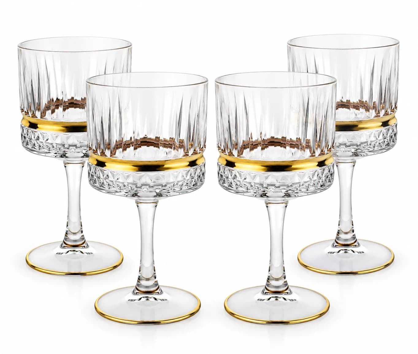 Mürəbbə qabları dəsti 2855340, 4 əd, 500 ml, 10 sm, şüşə, şəffaf