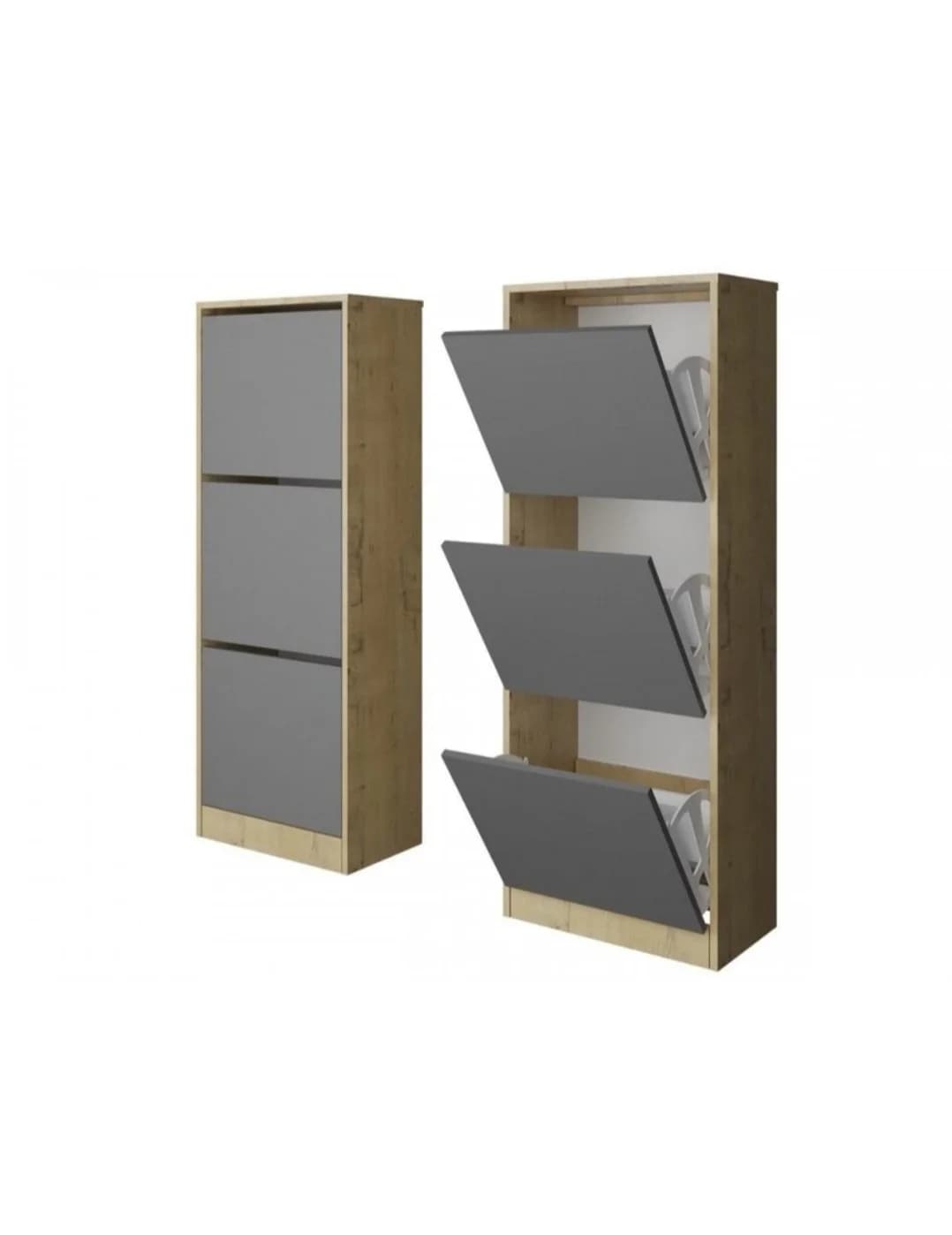 Ayaqqabı üçün Tumba SO0033, 90x65 sm, antrasit — изображение 2