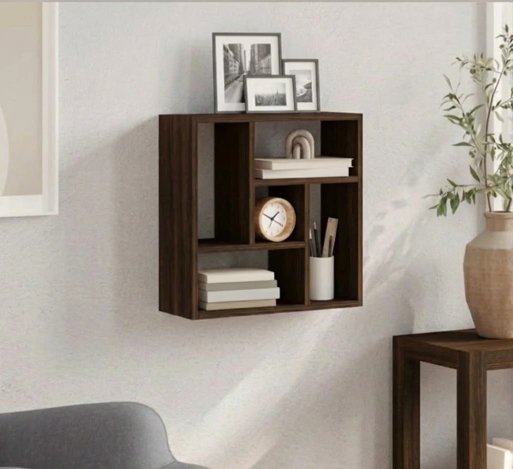 Rəf 8320, laminat, qəhvəyi, 65х65х25 sm