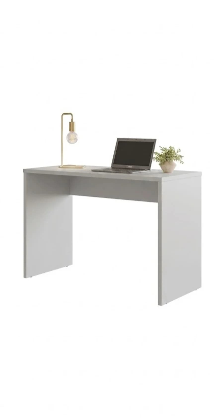 Yazı masası MB1, laminat, boz, 90x75x50 sm