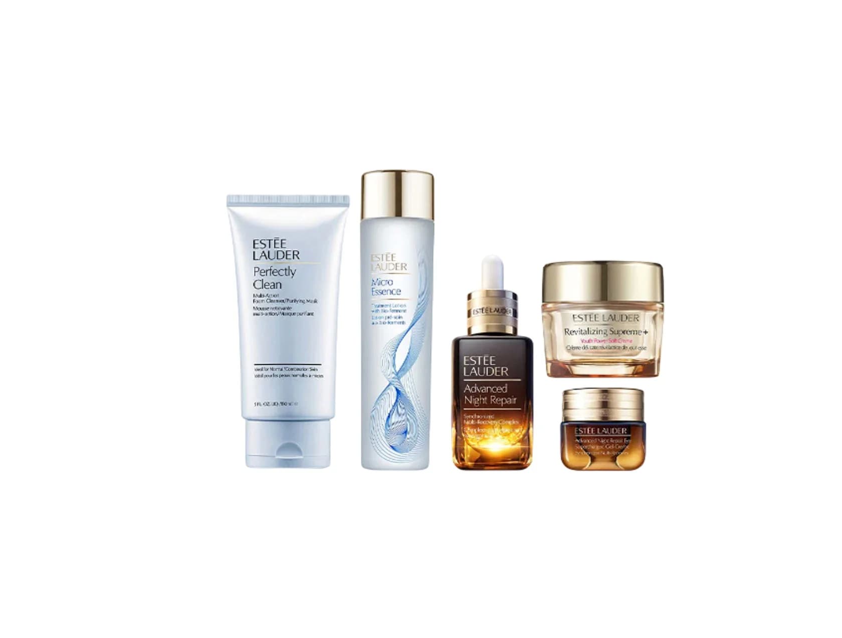 Üz qulluğu üçün kosmetika dəsti Estee Lauder Advanced Night Repair Essentials Anti-ageing, 5 əd