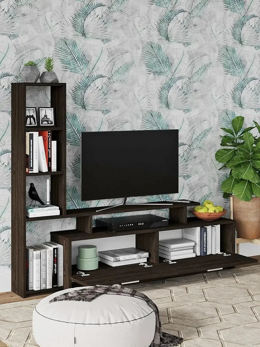TV üçün tumba Yagmur, laminat, venge, 135x25x112 sm — image 3