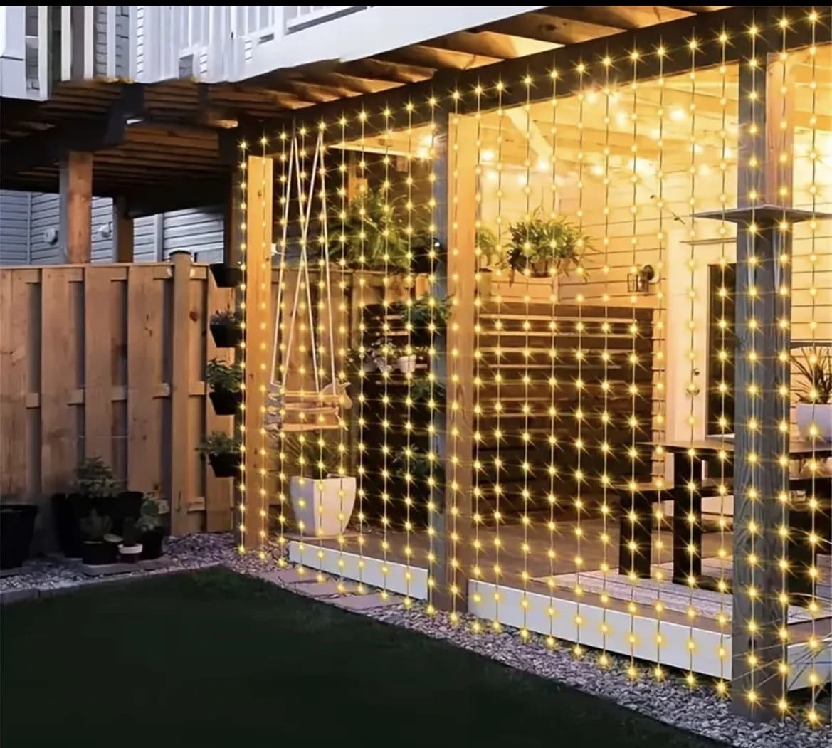 LED çələng, yağış, 3x2 m