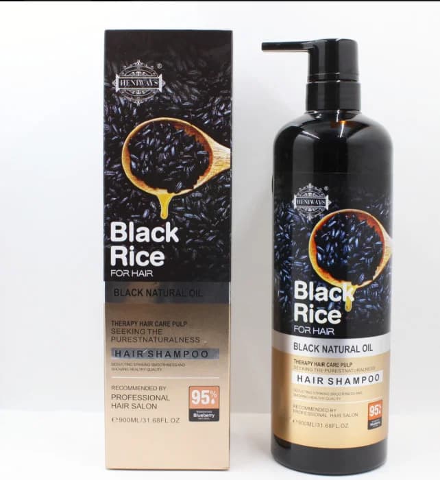 Şampun Heniways Black Rice, 900 мл
