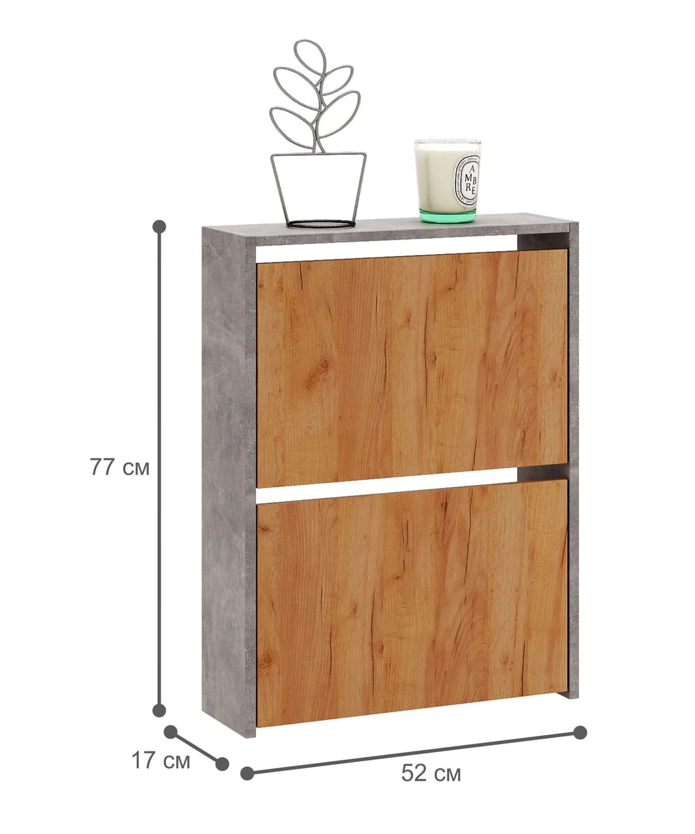Ayaqqabı tumbası Yagmur 36 Ayaqqabı üçün 77 sm 52 sm 4 ədəd Laminat — image 4