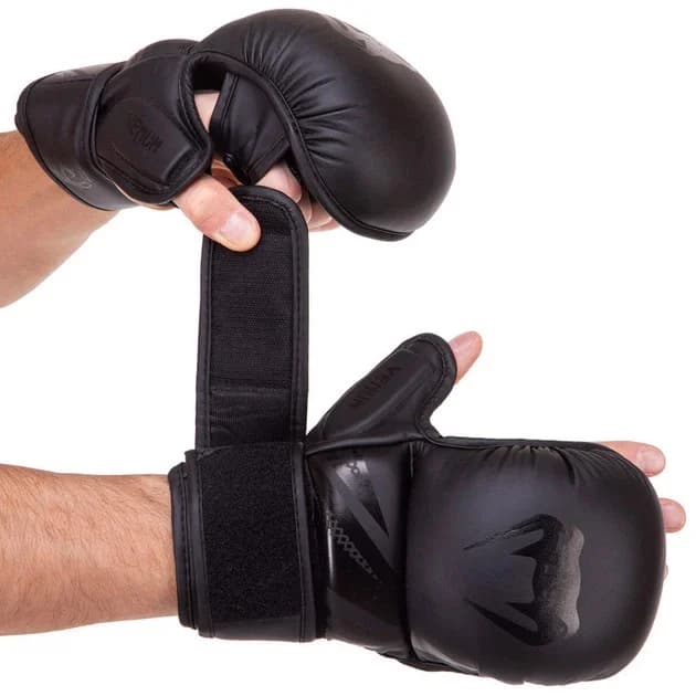 Döyüş əlcəkləri MMA VENUM qara M