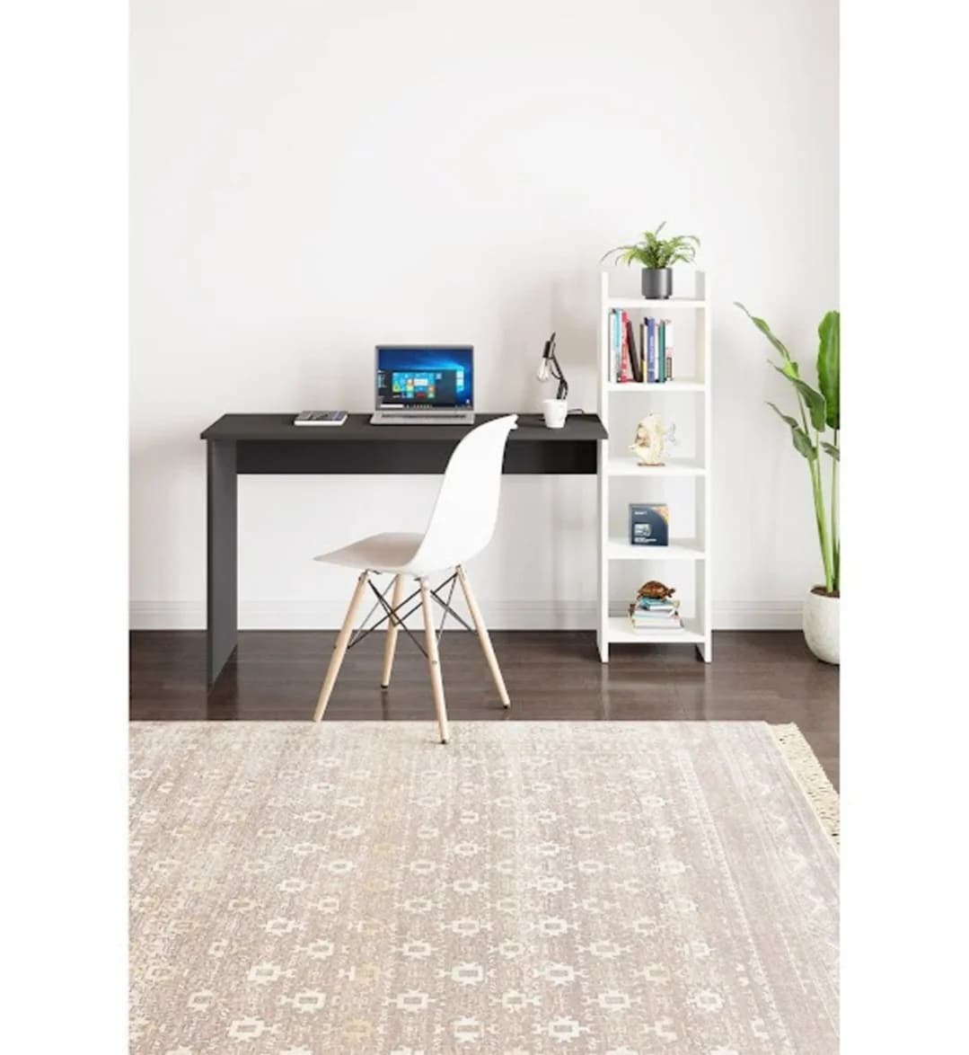 Yazı masası SO15, laminat, ağ/boz, 150x45x120 sm — изображение 4