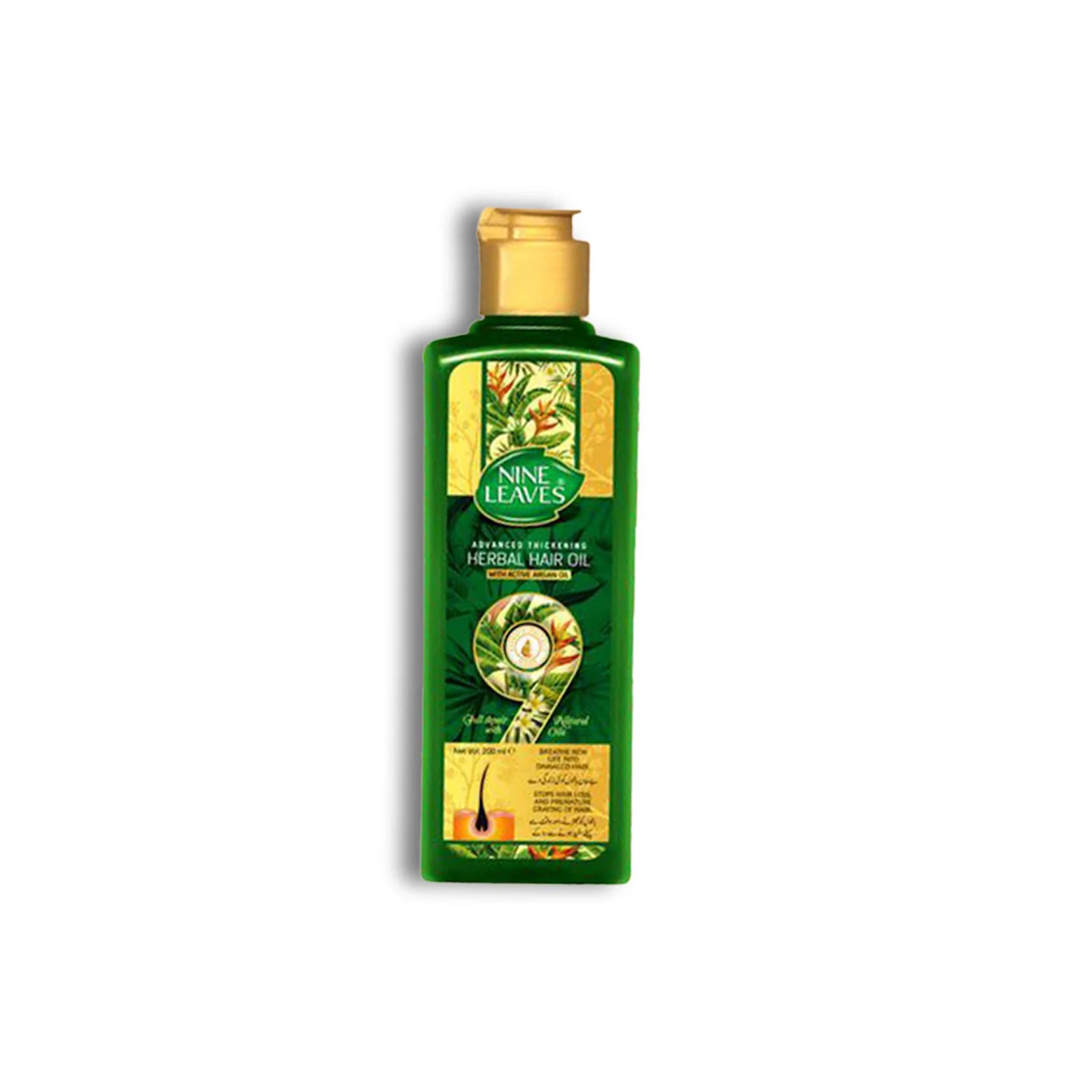 Saç yağı Nine Leaves, 200 ml